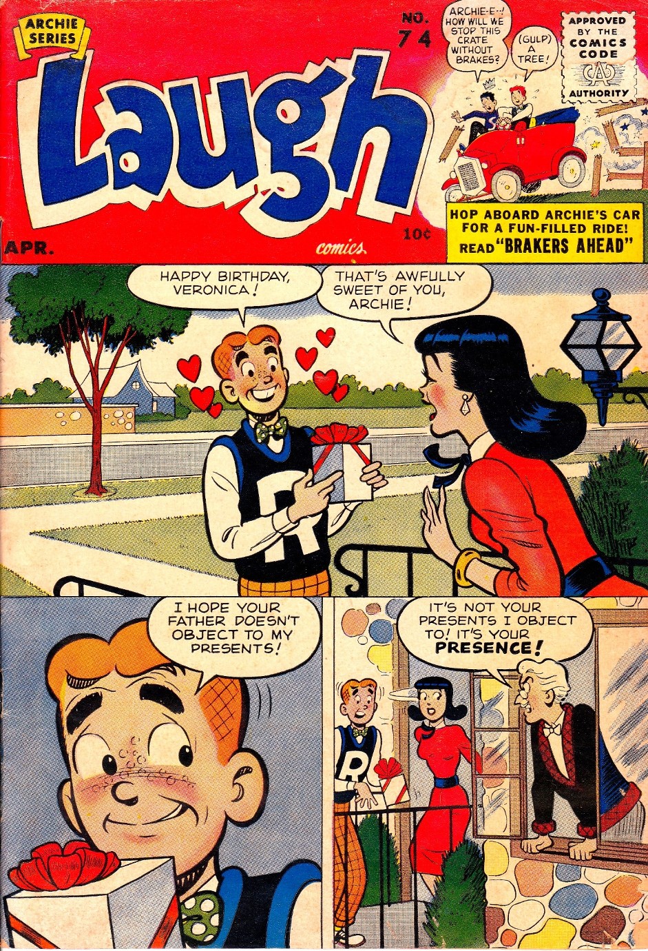Read online Laugh (Comics) comic -  Issue #74 - 1