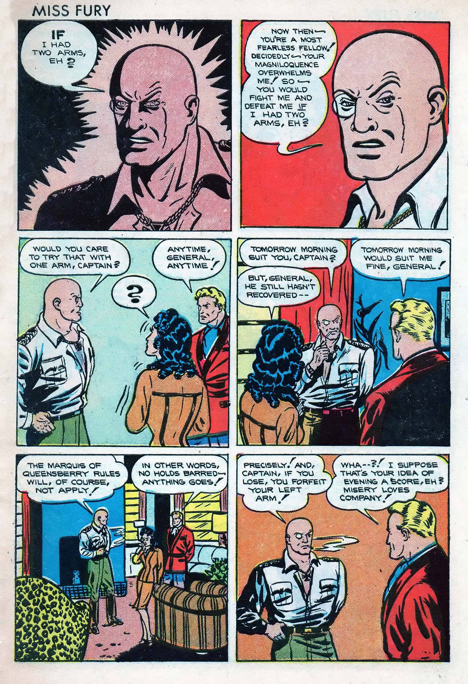 Read online Miss Fury (1942) comic -  Issue #5 - 43