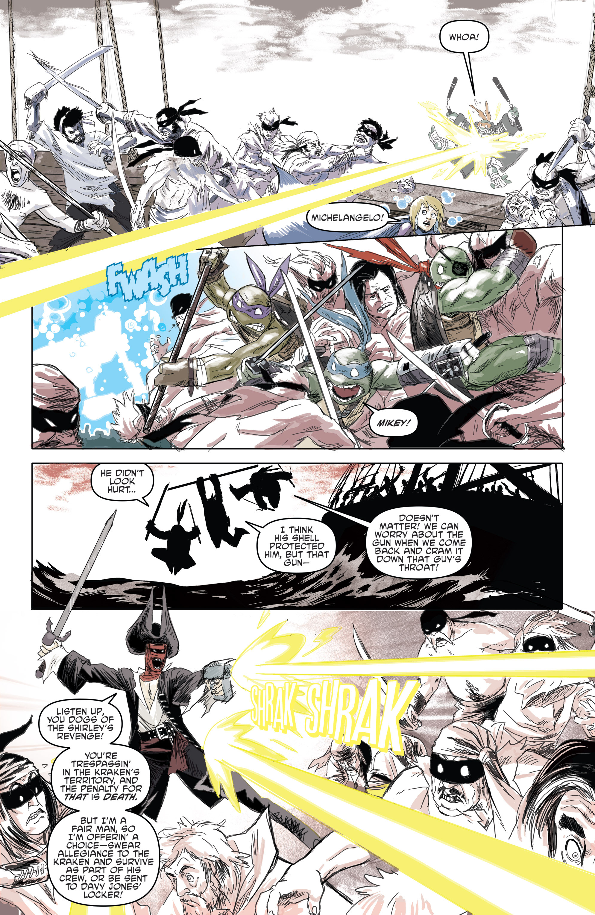 Read online Teenage Mutant Ninja Turtles: Turtles in Time comic -  Issue #3 - 17