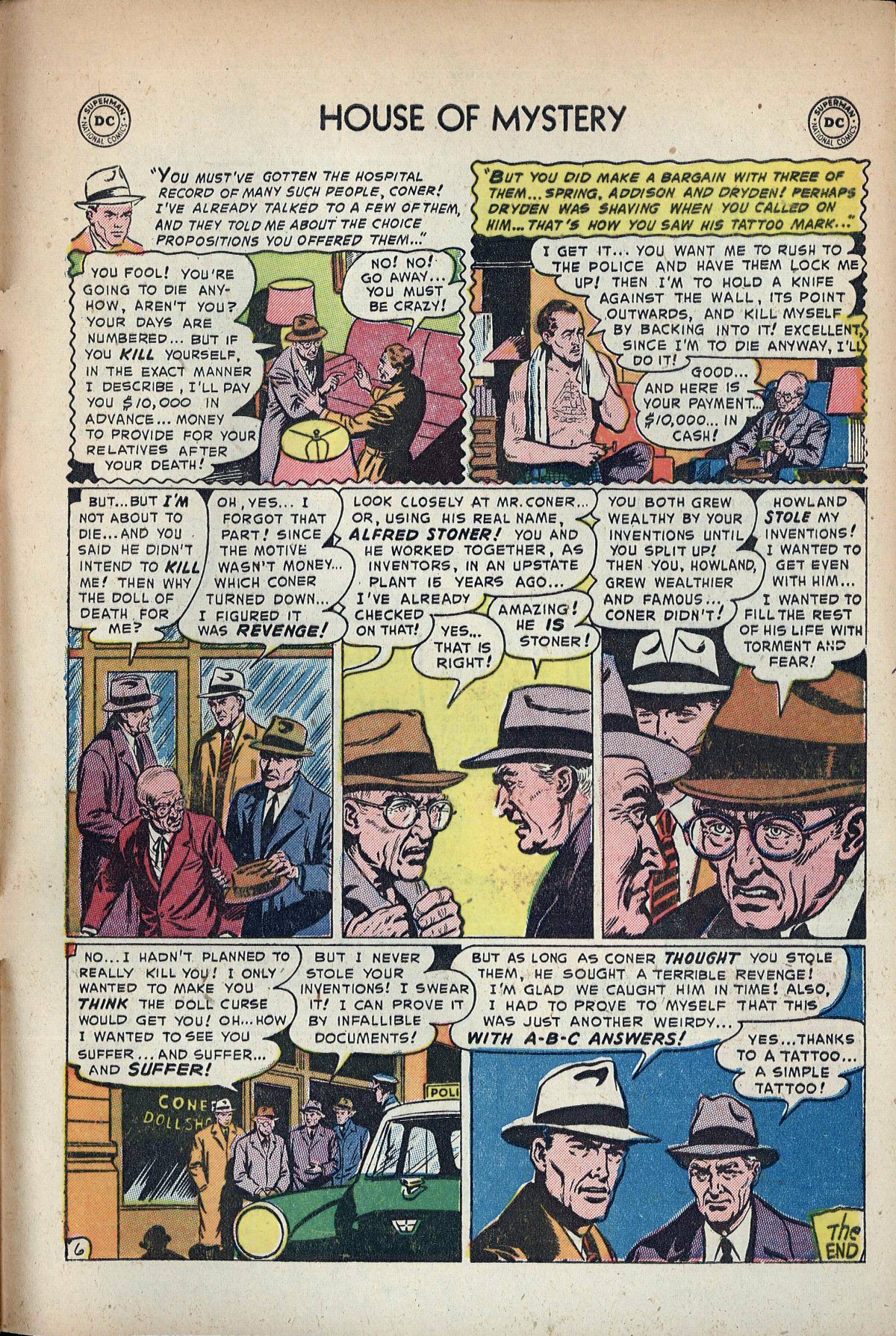 Read online House of Mystery (1951) comic -  Issue #14 - 33