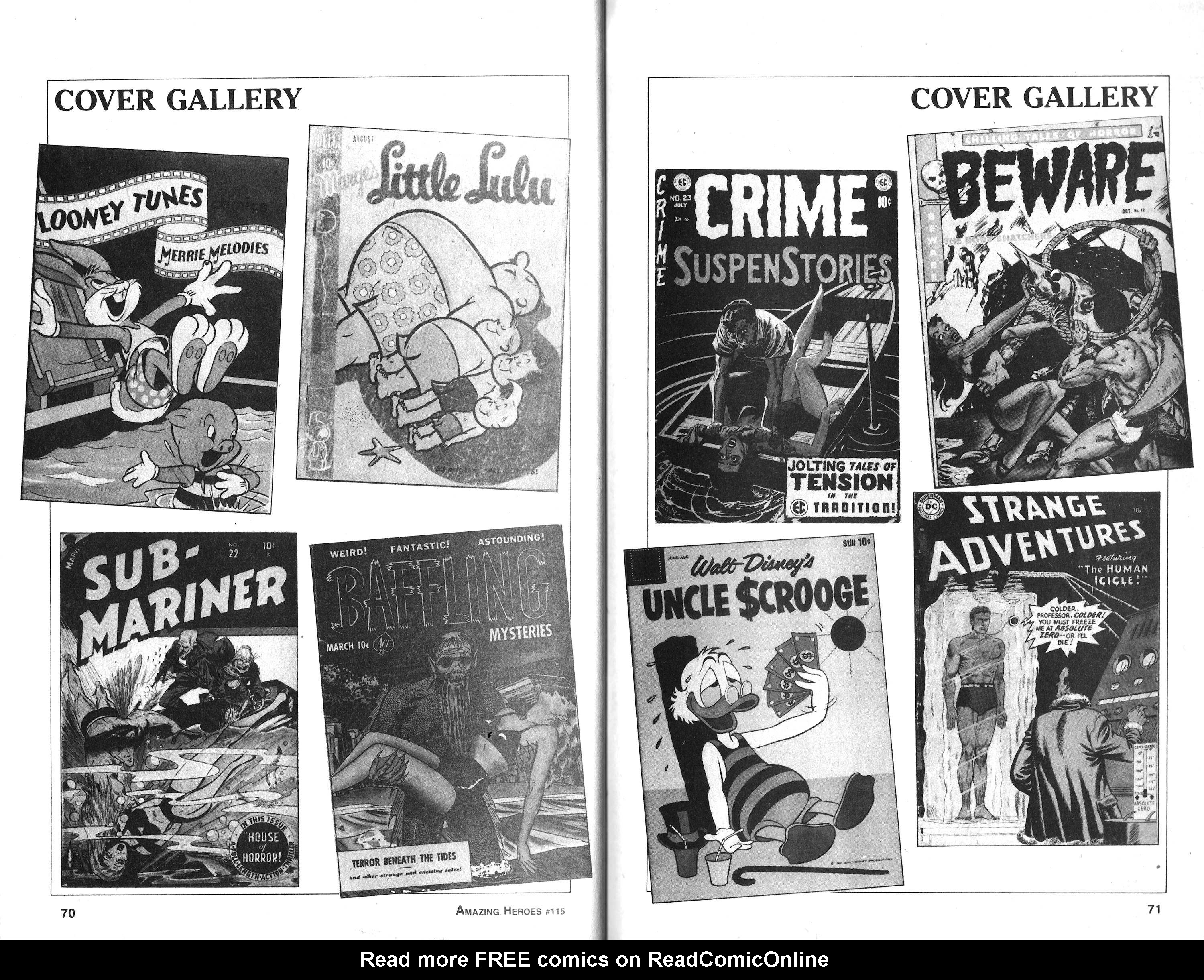 Read online Amazing Heroes comic -  Issue #115 - 36