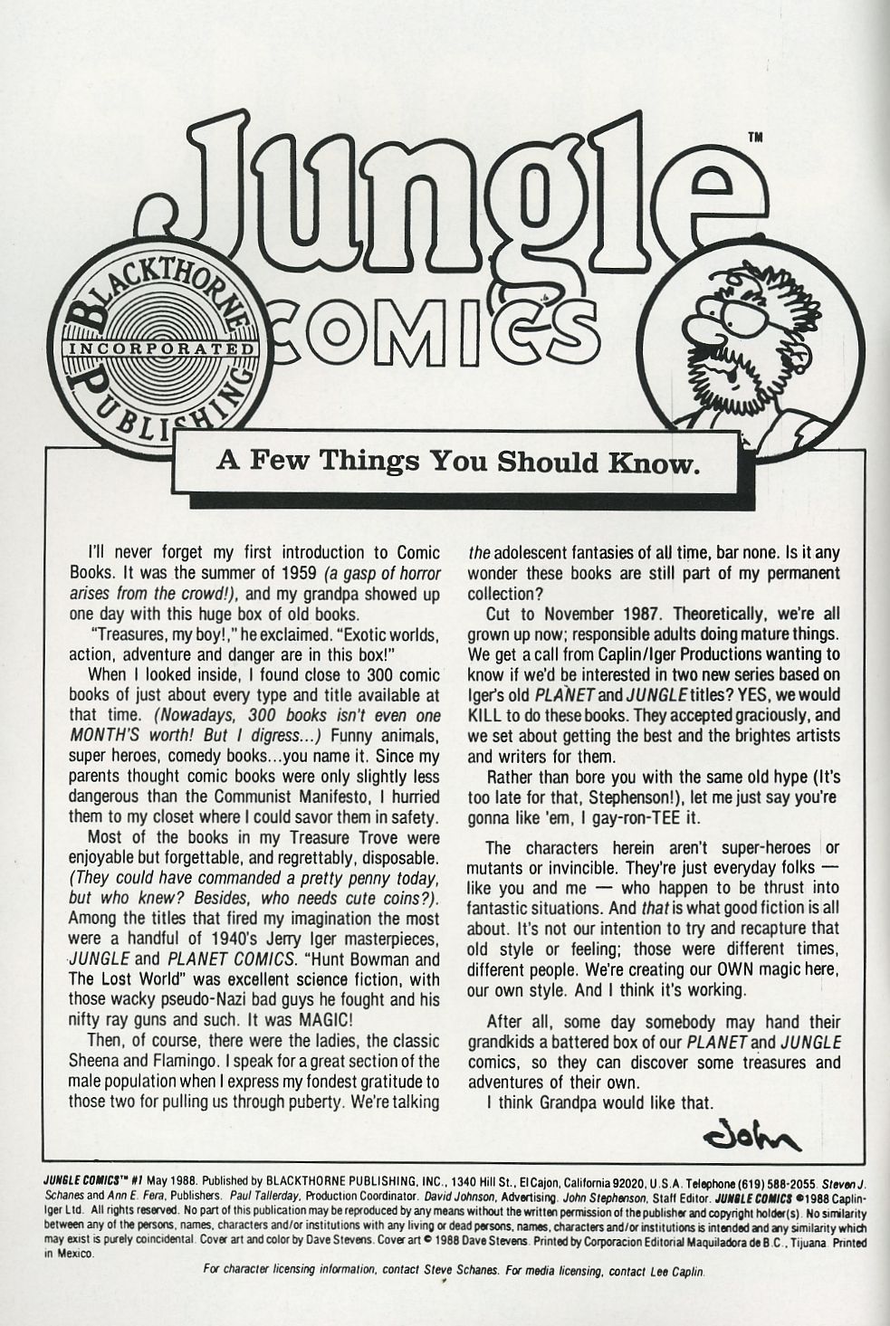 Read online Jungle Comics (1988) comic -  Issue #1 - 2