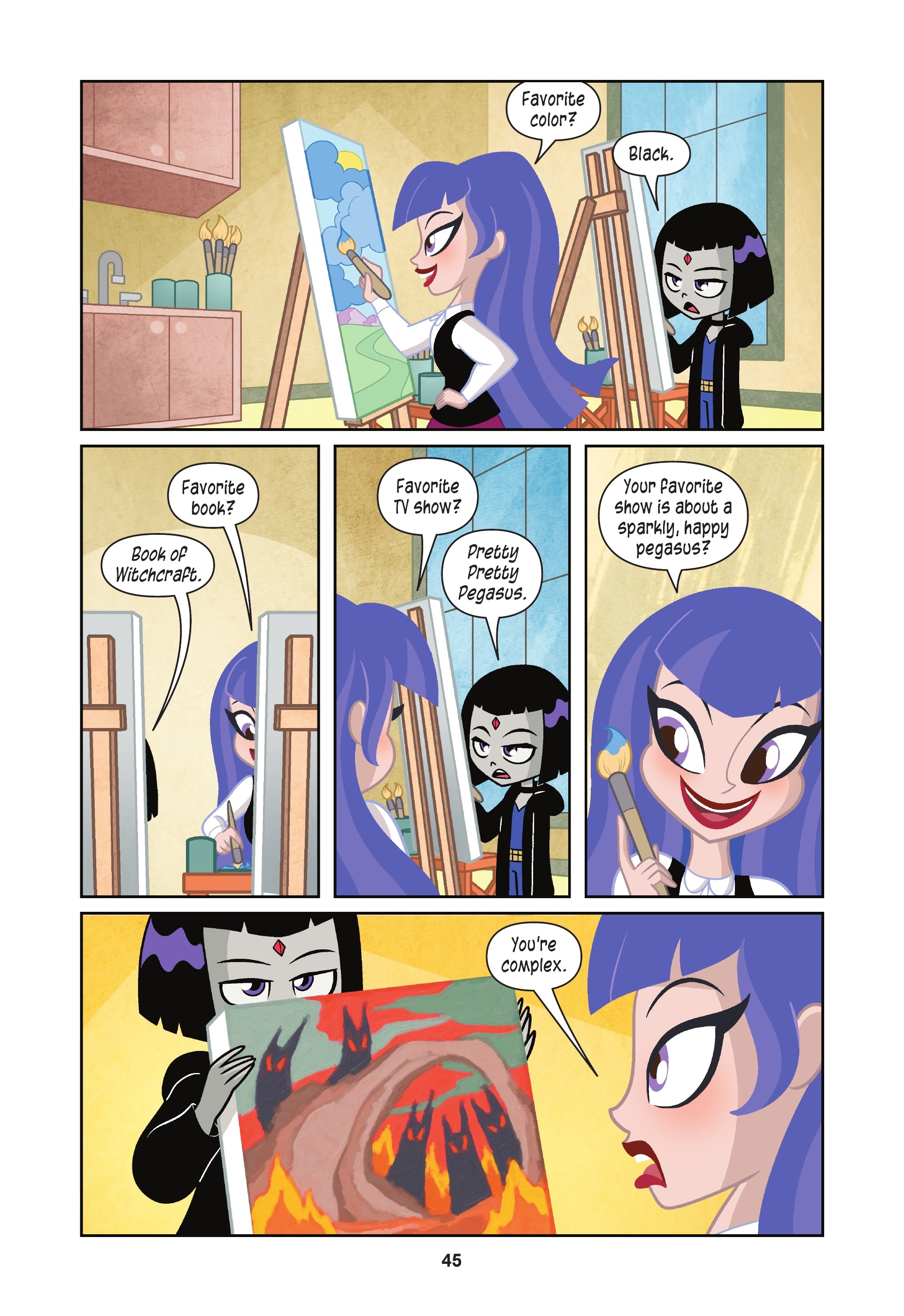 Read online Teen Titans Go!/DC Super Hero Girls: Exchange Students comic -  Issue # TPB (Part 1) - 44