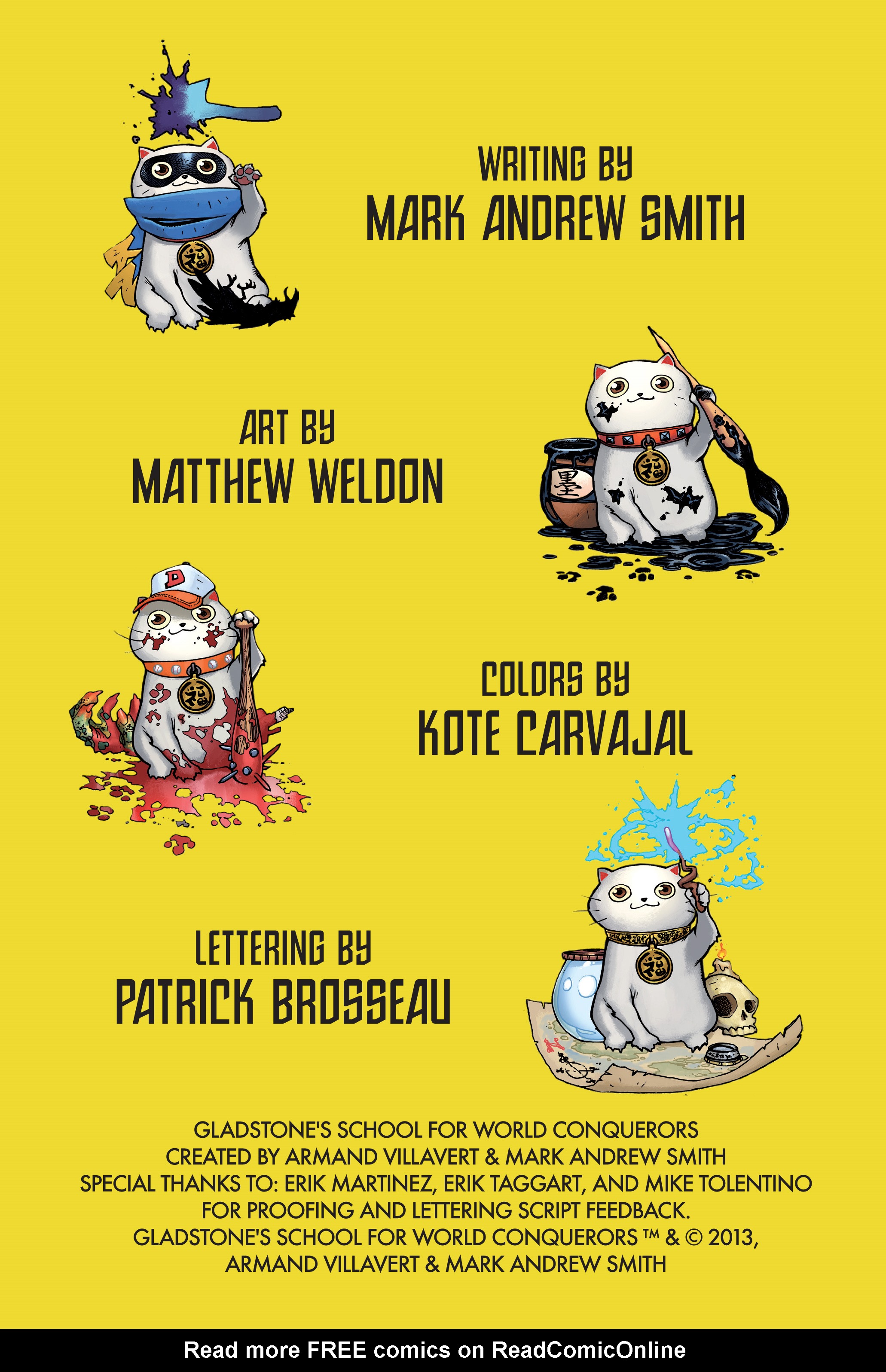 Read online Gladstone's School for World Conquerors (2013) comic -  Issue #3 - 2