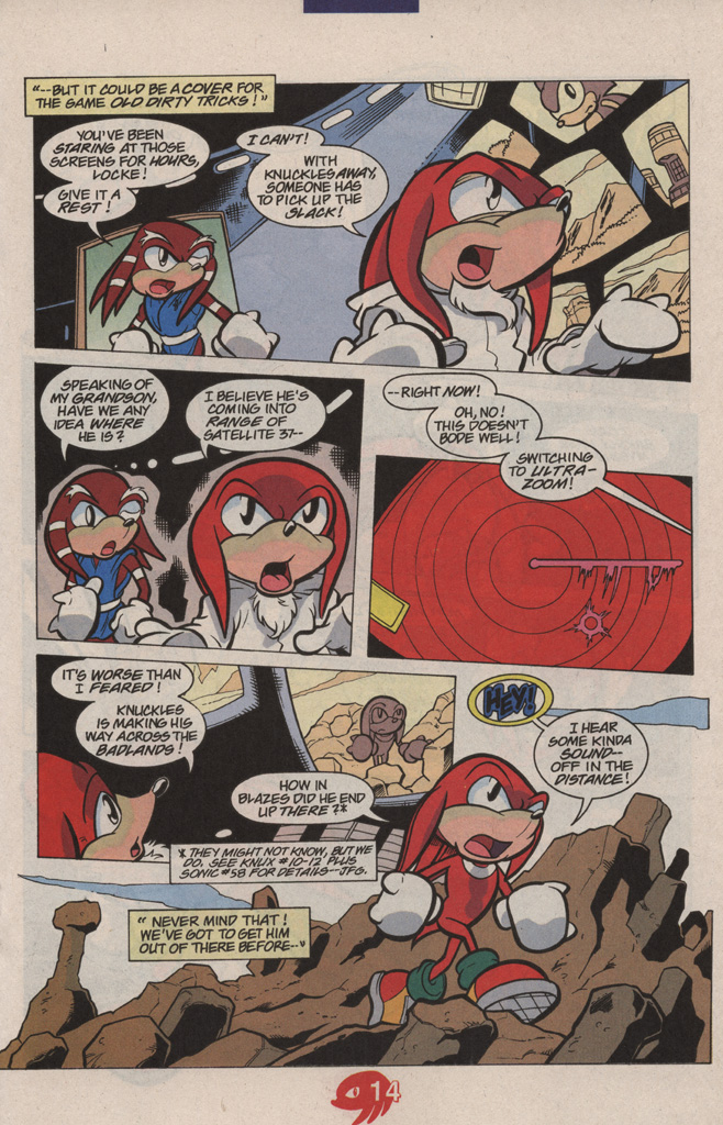 Read online Knuckles the Echidna comic -  Issue #13 - 21