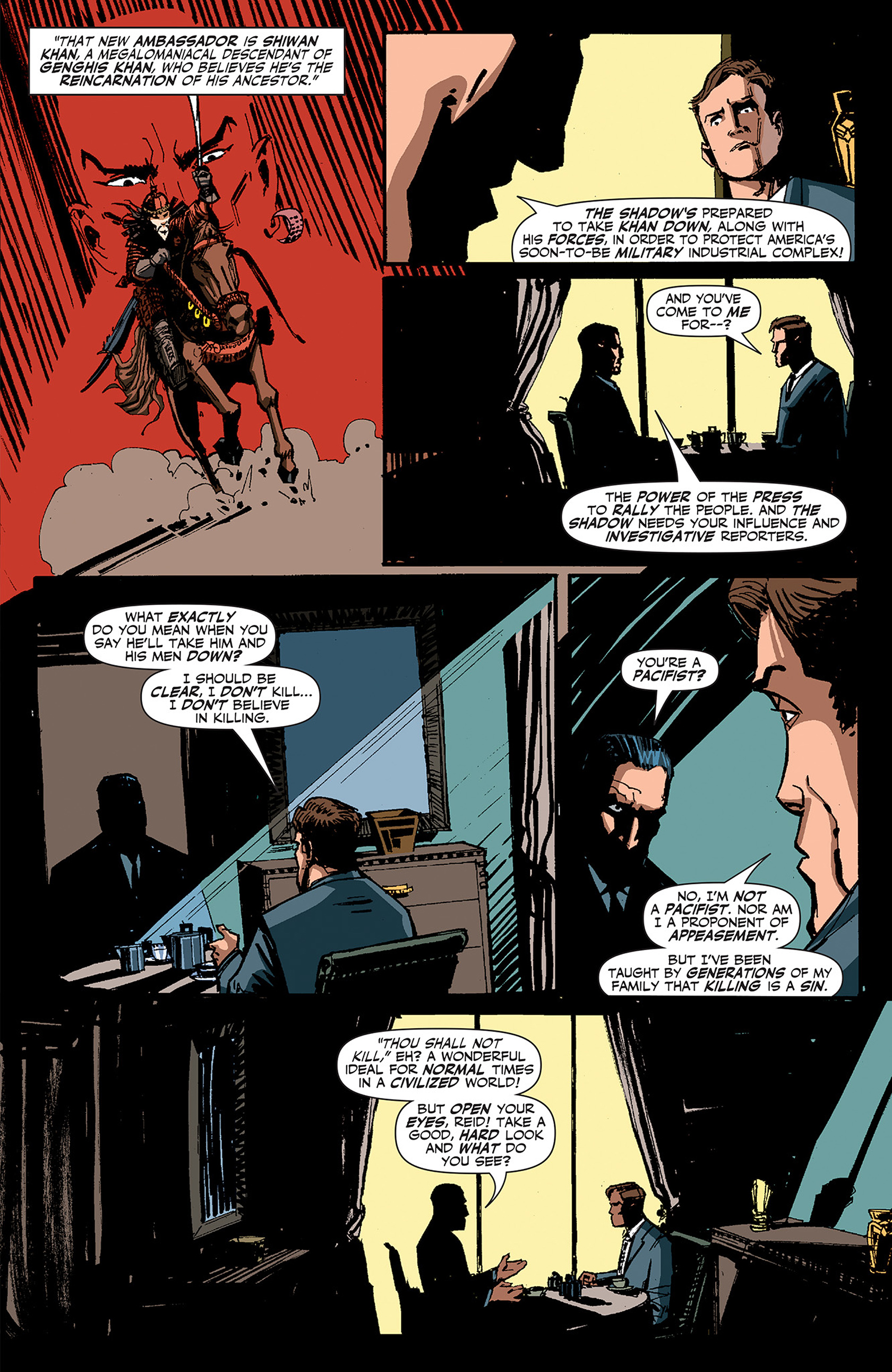 Read online The Shadow/Green Hornet: Dark Nights comic -  Issue #2 - 20