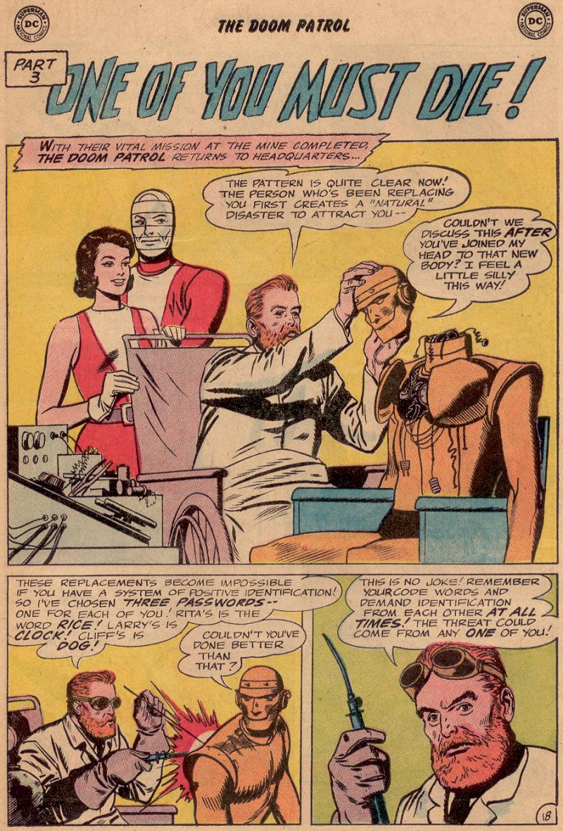 Read online Doom Patrol (1964) comic -  Issue #90 - 19