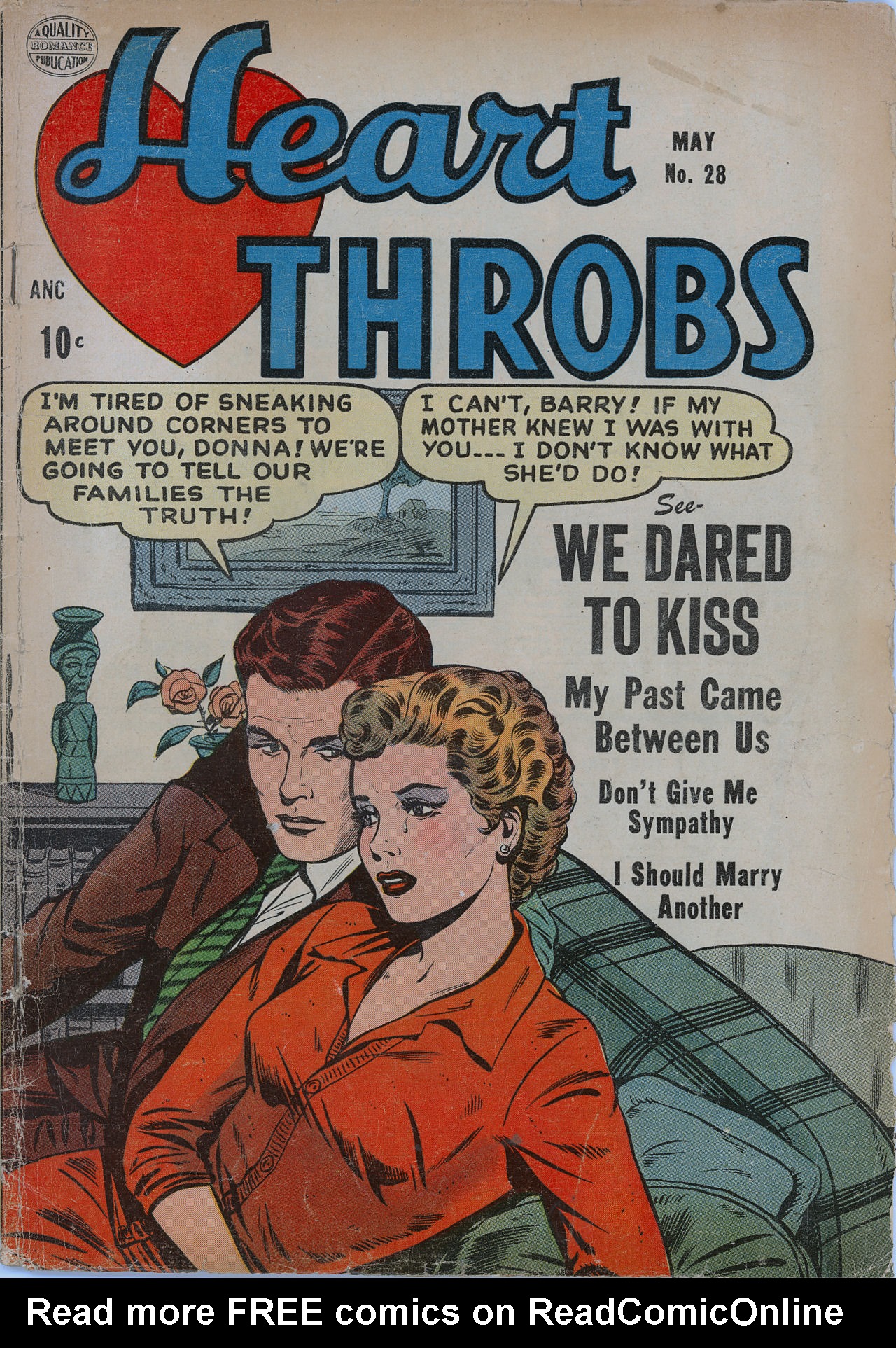 Read online Heart Throbs comic -  Issue #28 - 1