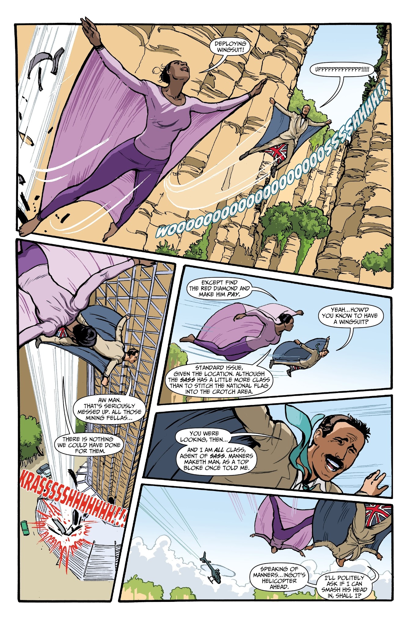 Read online Kingsman: The Red Diamond comic -  Issue #4 - 7