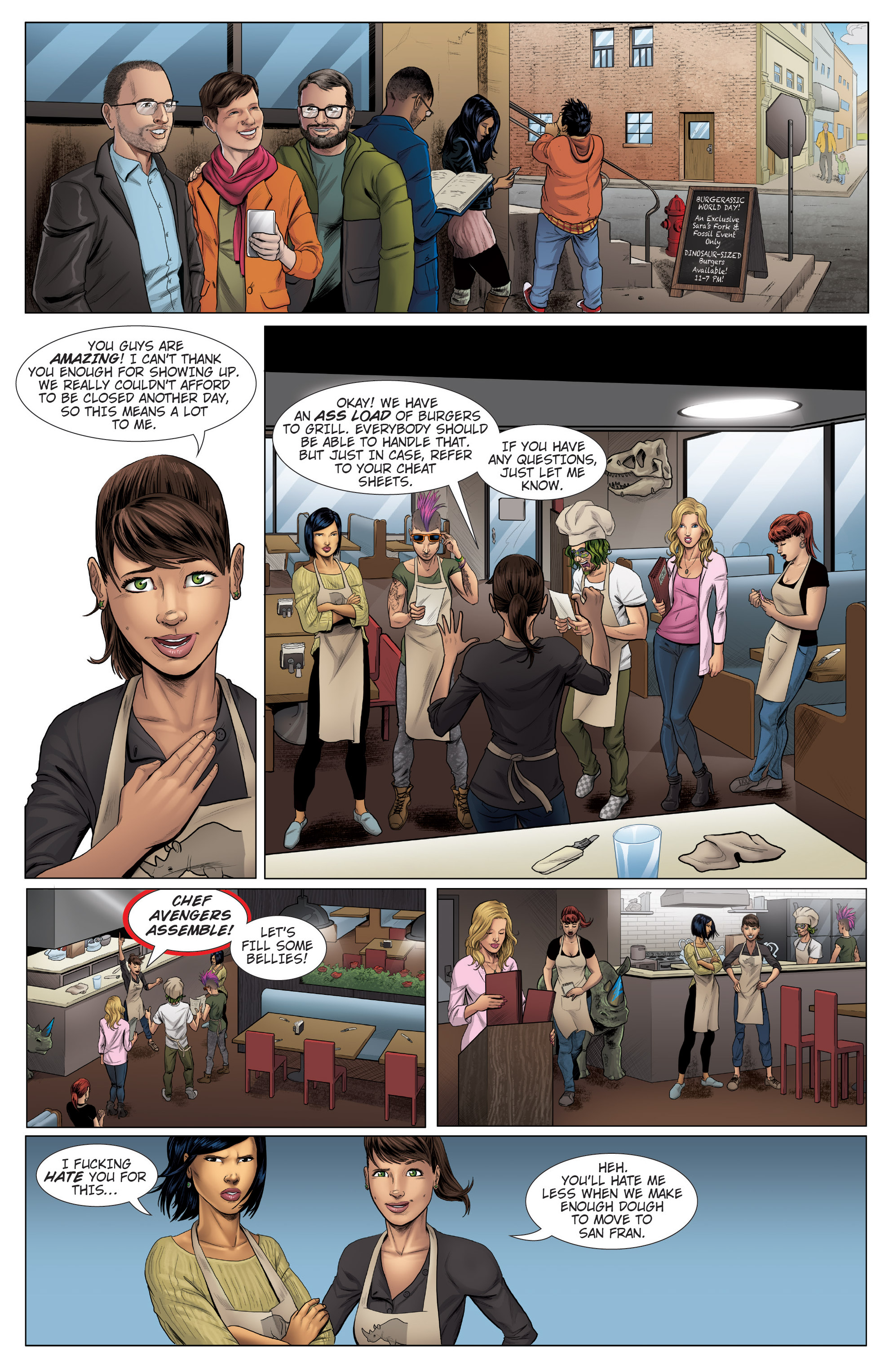 Read online Voracious: Feeding Time comic -  Issue #5 - 17