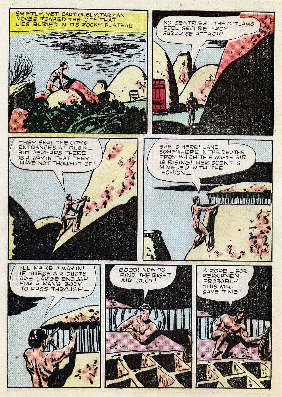 Read online Tarzan (1948) comic -  Issue #6 - 28