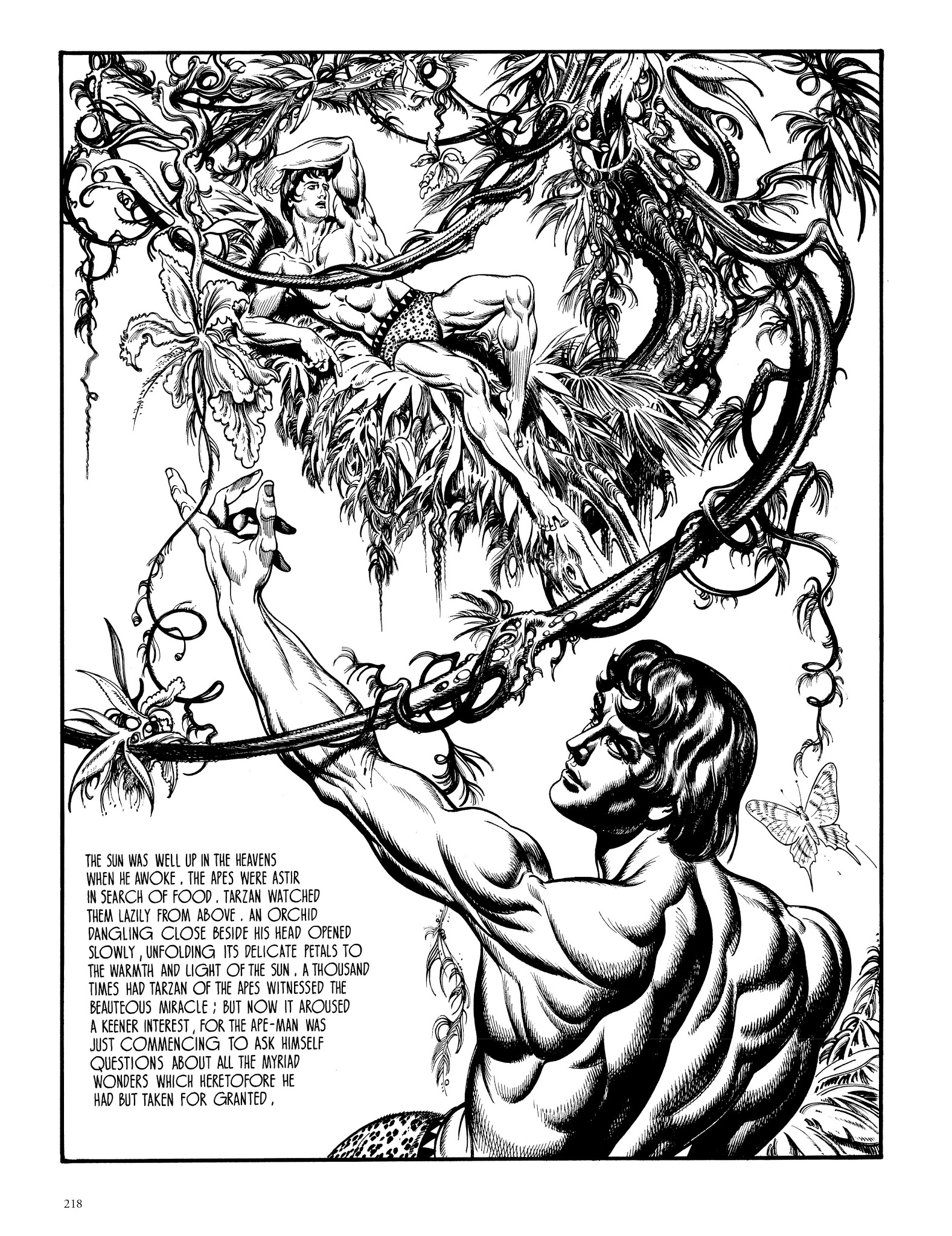 Read online Edgar Rice Burroughs' Tarzan: Burne Hogarth's Lord of the Jungle comic -  Issue # TPB - 217