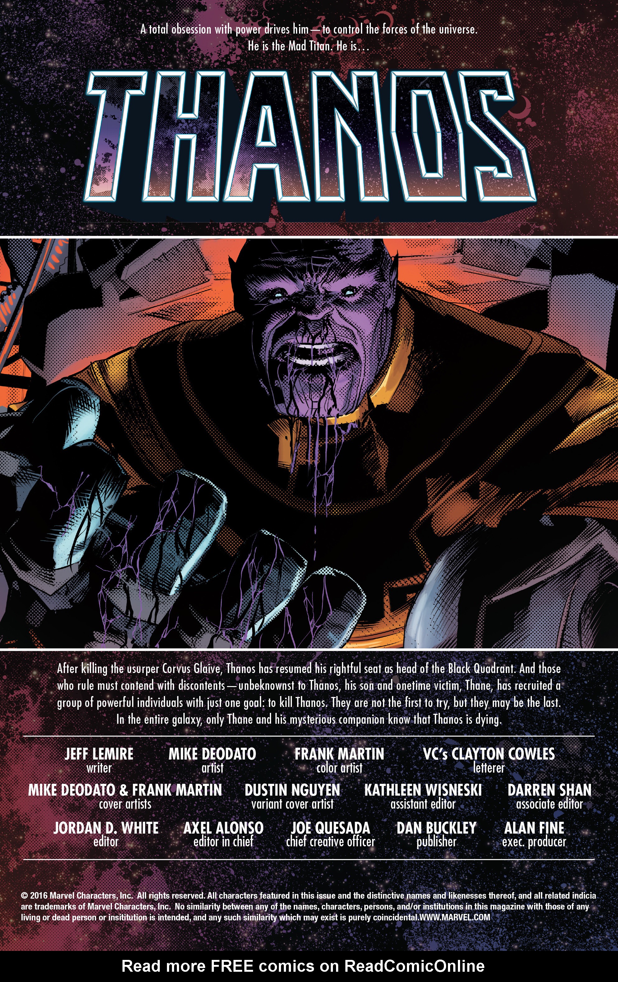 Read online Thanos (2016) comic -  Issue #2 - 2