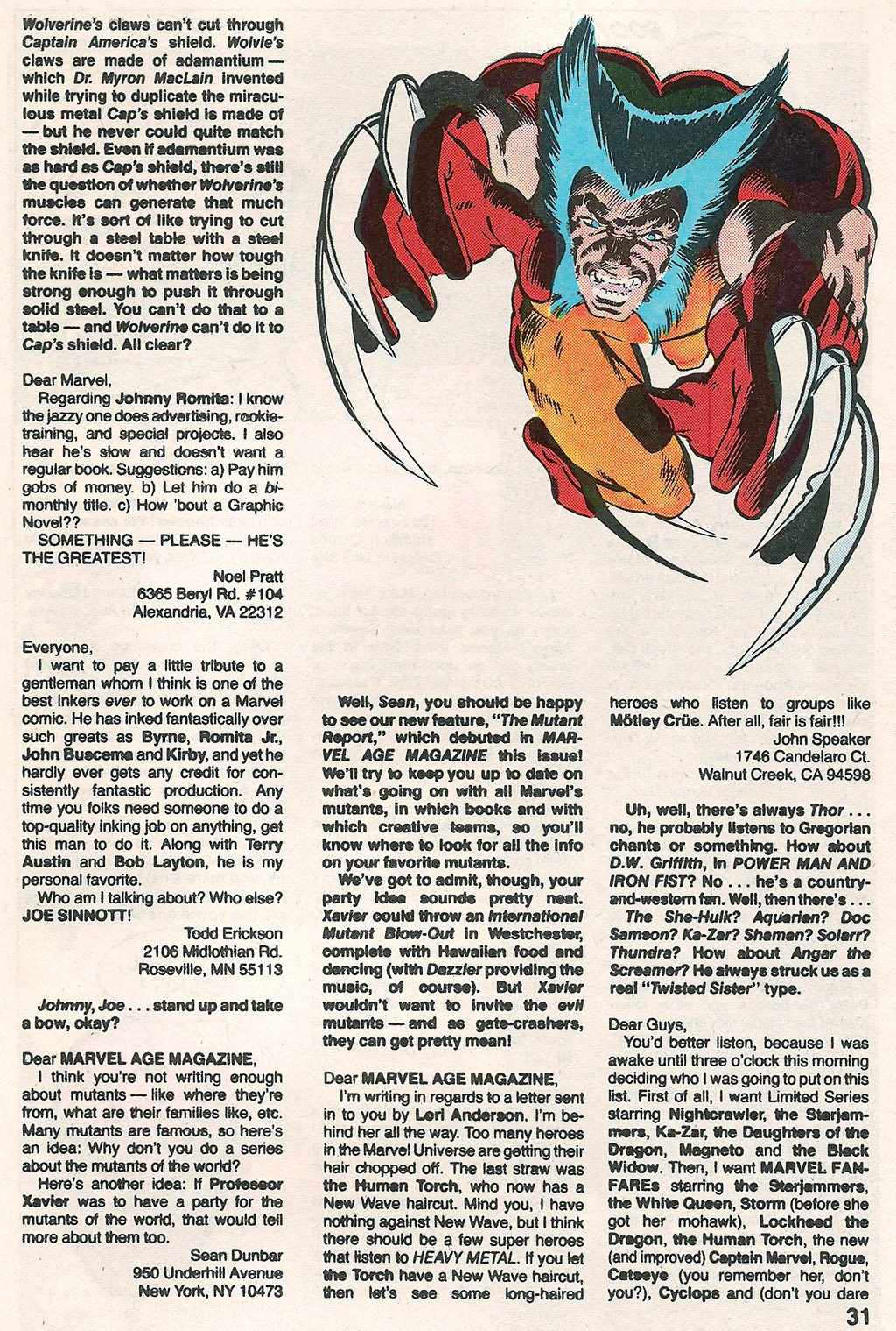 Read online Marvel Age comic -  Issue #30 - 32