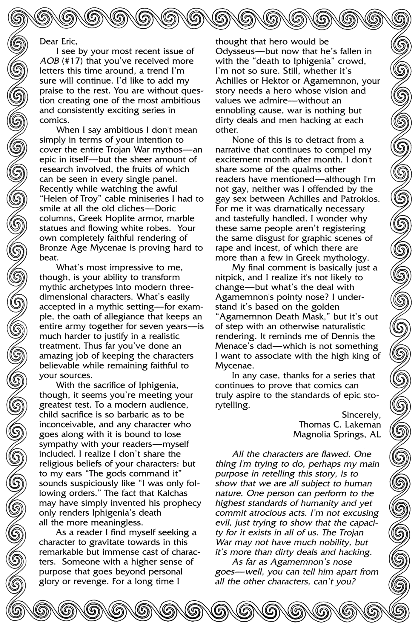 Read online Age of Bronze comic -  Issue #18 - 24