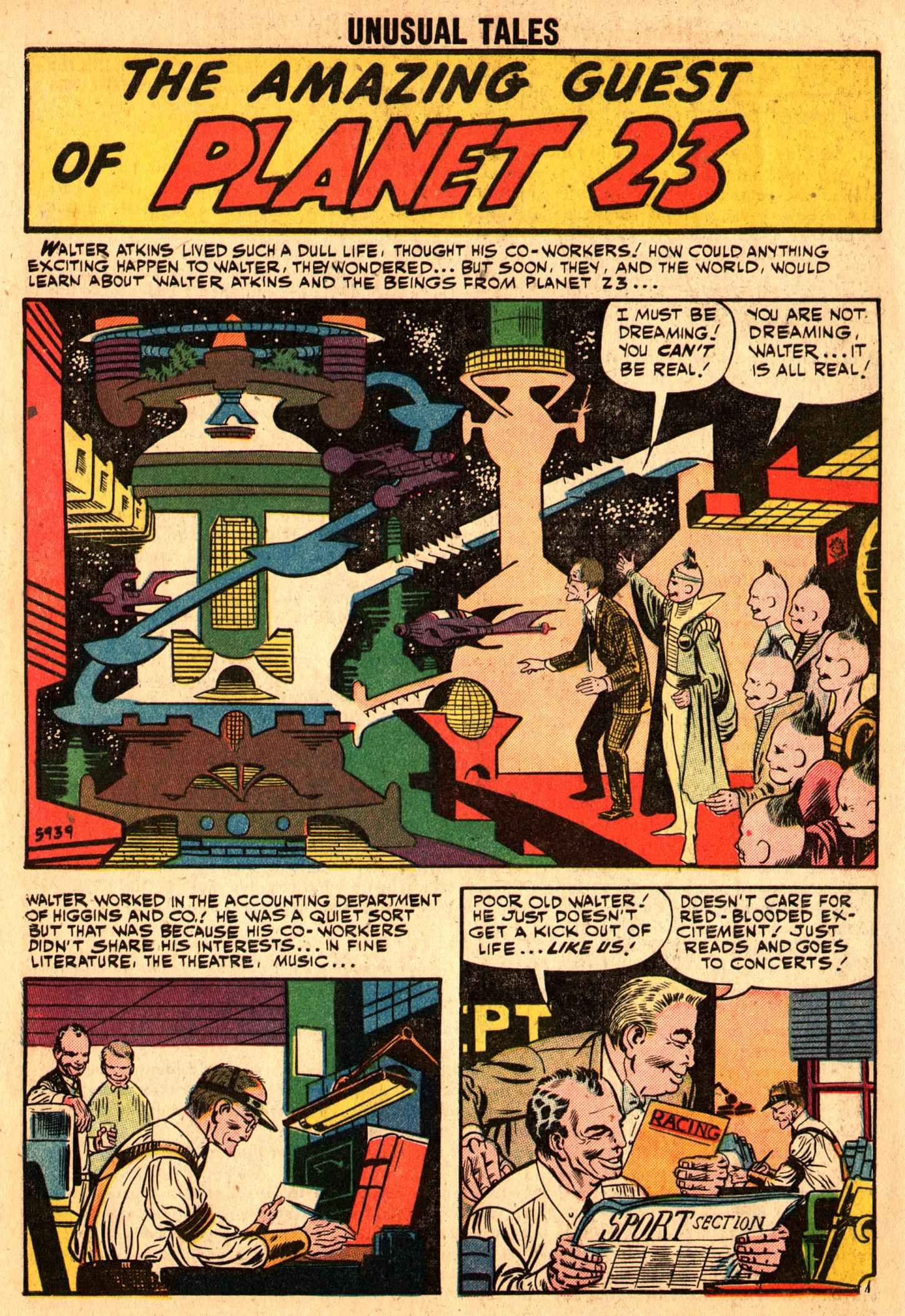 Read online Unusual Tales comic -  Issue #23 - 28