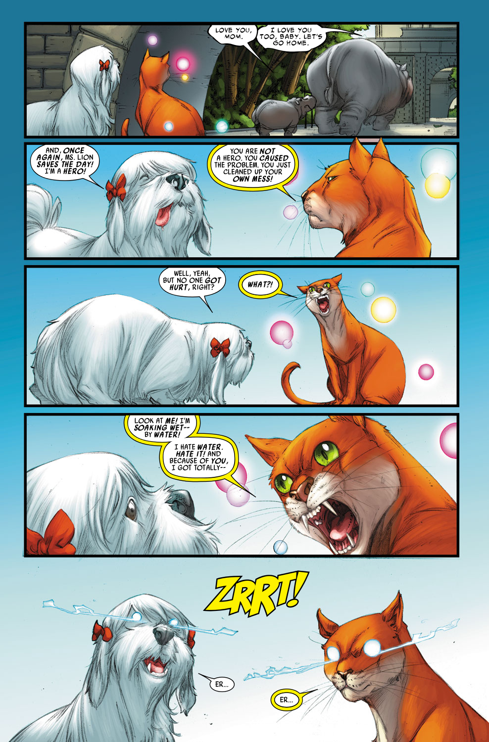 Read online Lockjaw And The Pet Avengers Unleashed comic -  Issue #1 - 11