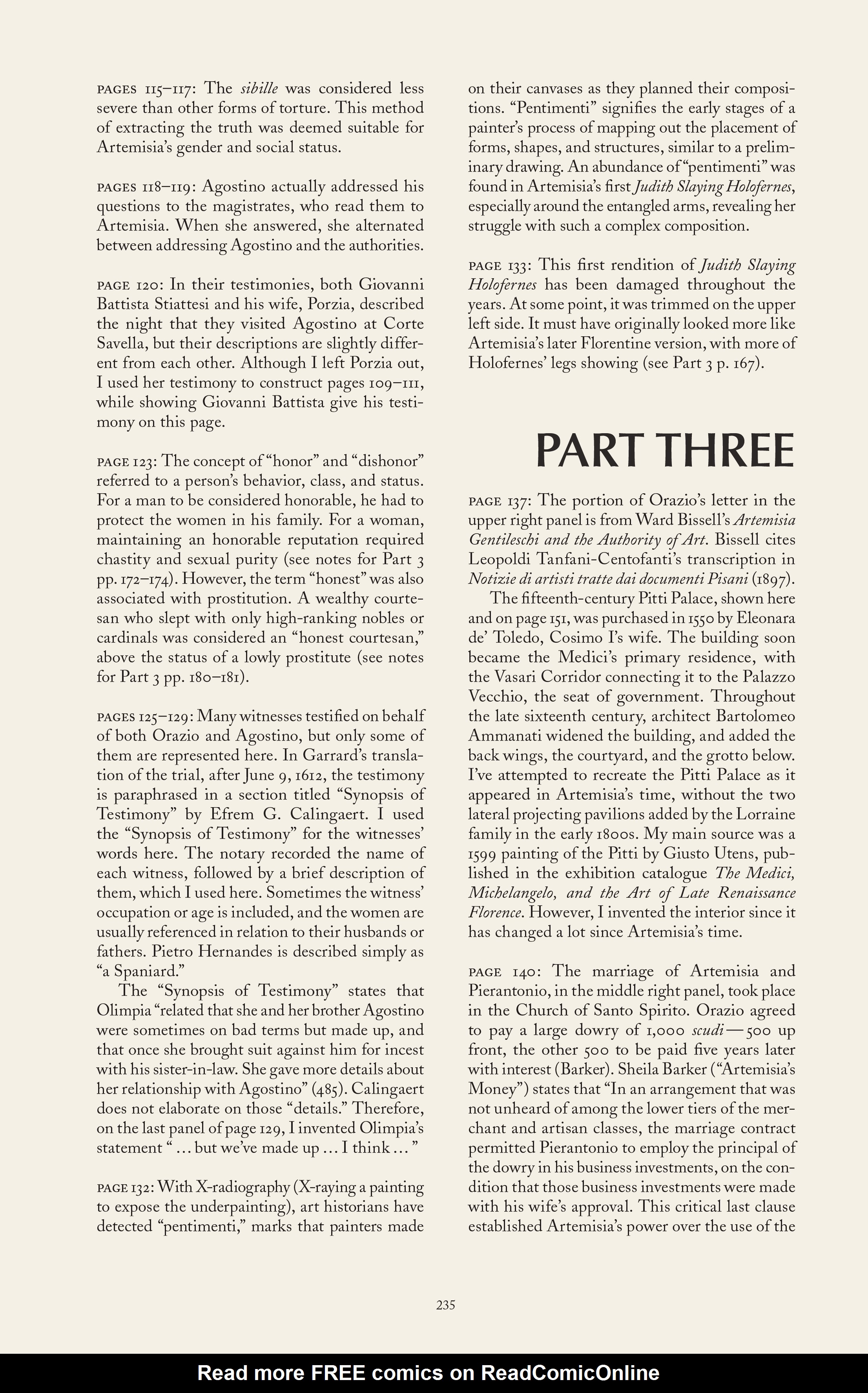 Read online I Know What I Am: The Life and Times of Artemisia Gentileschi comic -  Issue # TPB (Part 3) - 41
