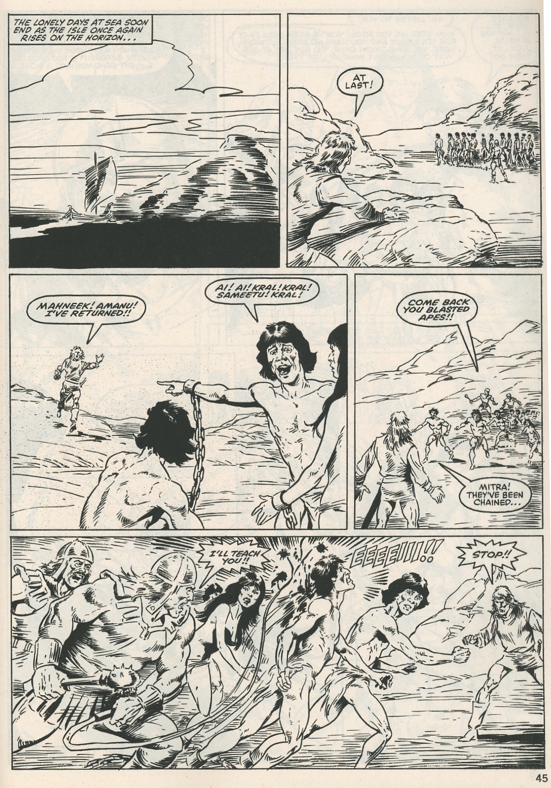 Read online The Savage Sword Of Conan comic -  Issue #115 - 45