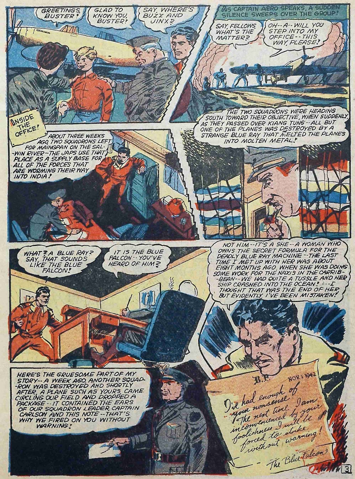 Captain Aero Comics issue 10 - Page 5