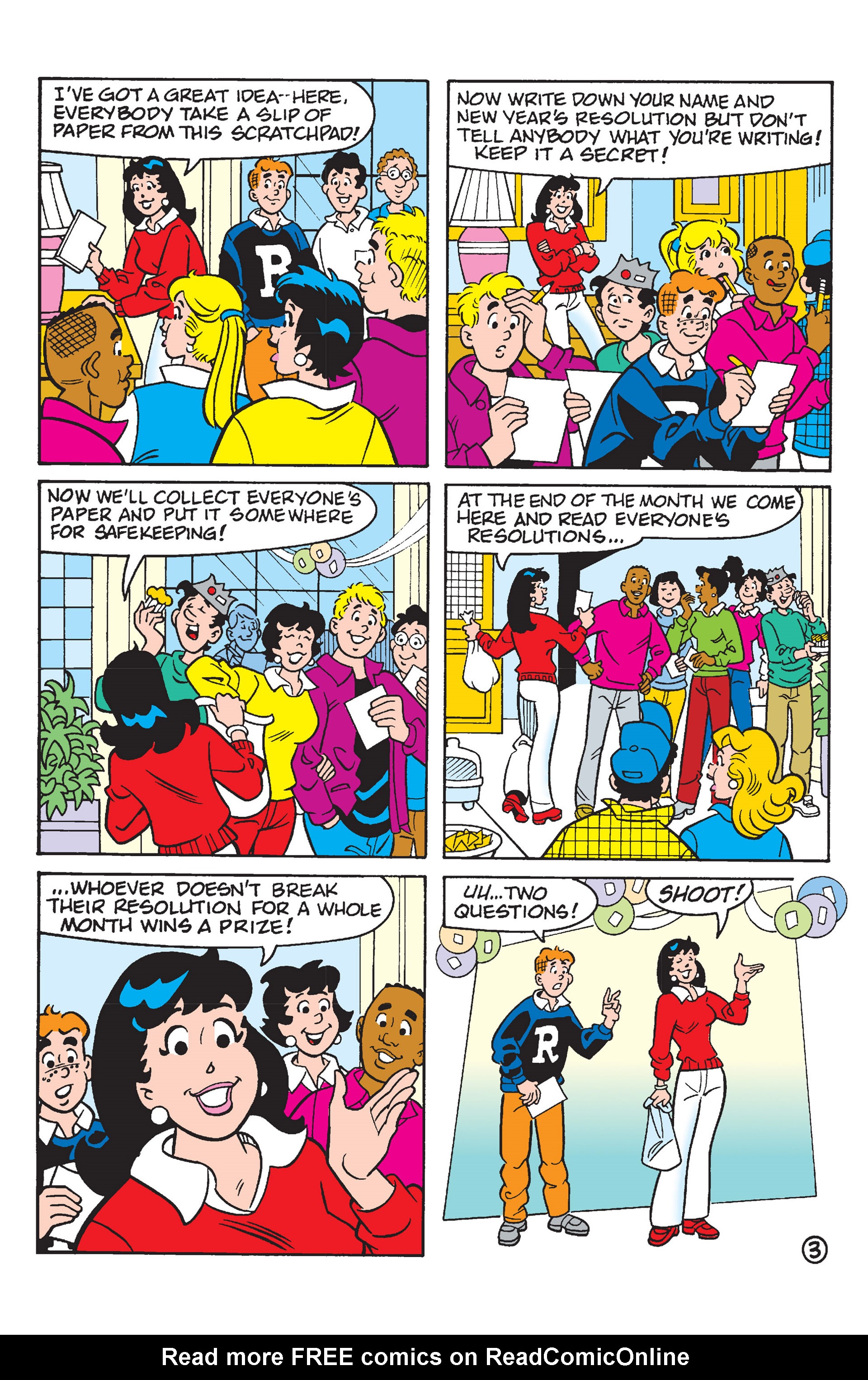 Read online Betty & Veronica New Year's Resolutions comic -  Issue # TPB - 99