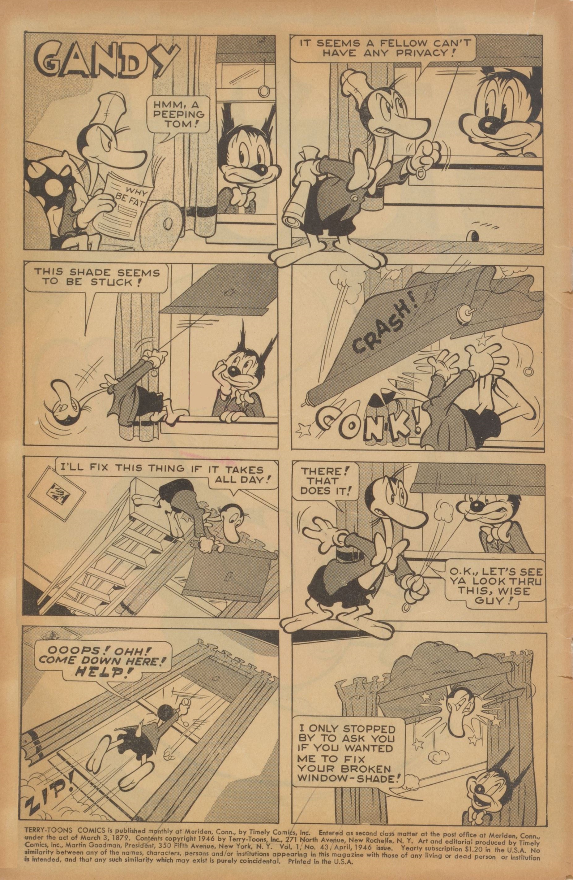 Read online Terry-Toons Comics comic -  Issue #43 - 2