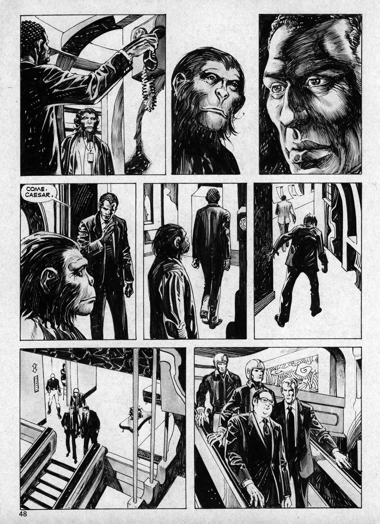 Read online Planet of the Apes comic -  Issue #19 - 47