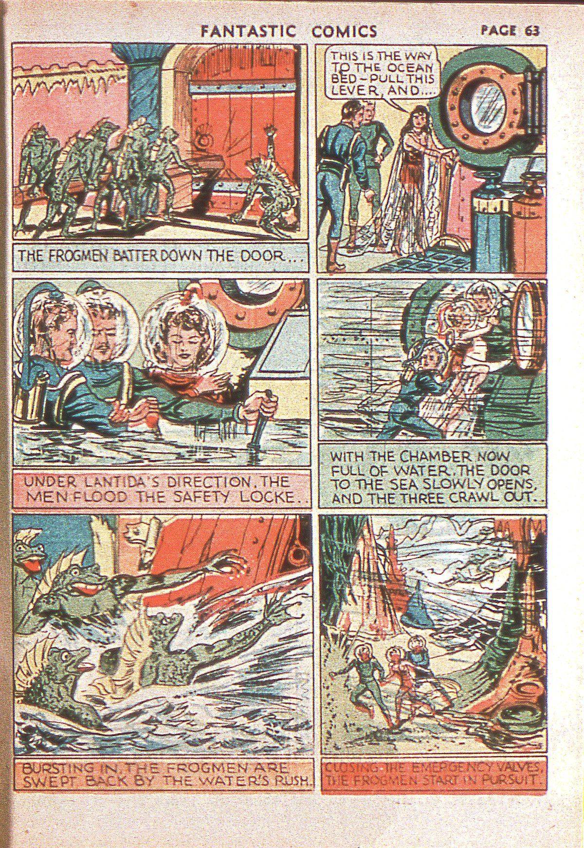 Read online Fantastic Comics comic -  Issue #1 - 64