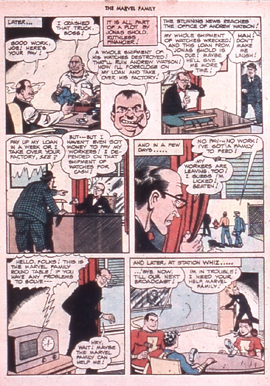 Read online The Marvel Family comic -  Issue #32 - 5