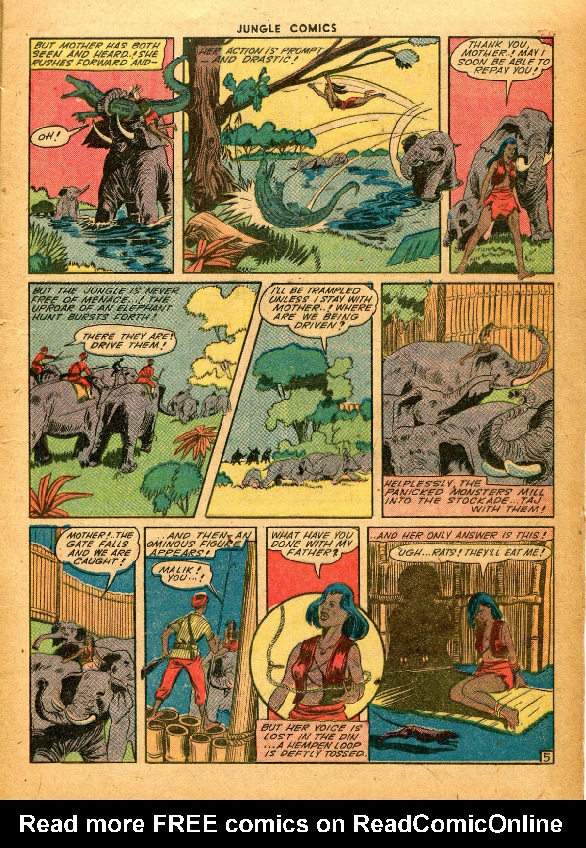 Read online Jungle Comics comic -  Issue #57 - 19
