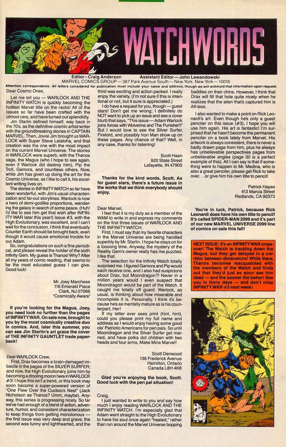 Read online Warlock and the Infinity Watch comic -  Issue #7 - 25