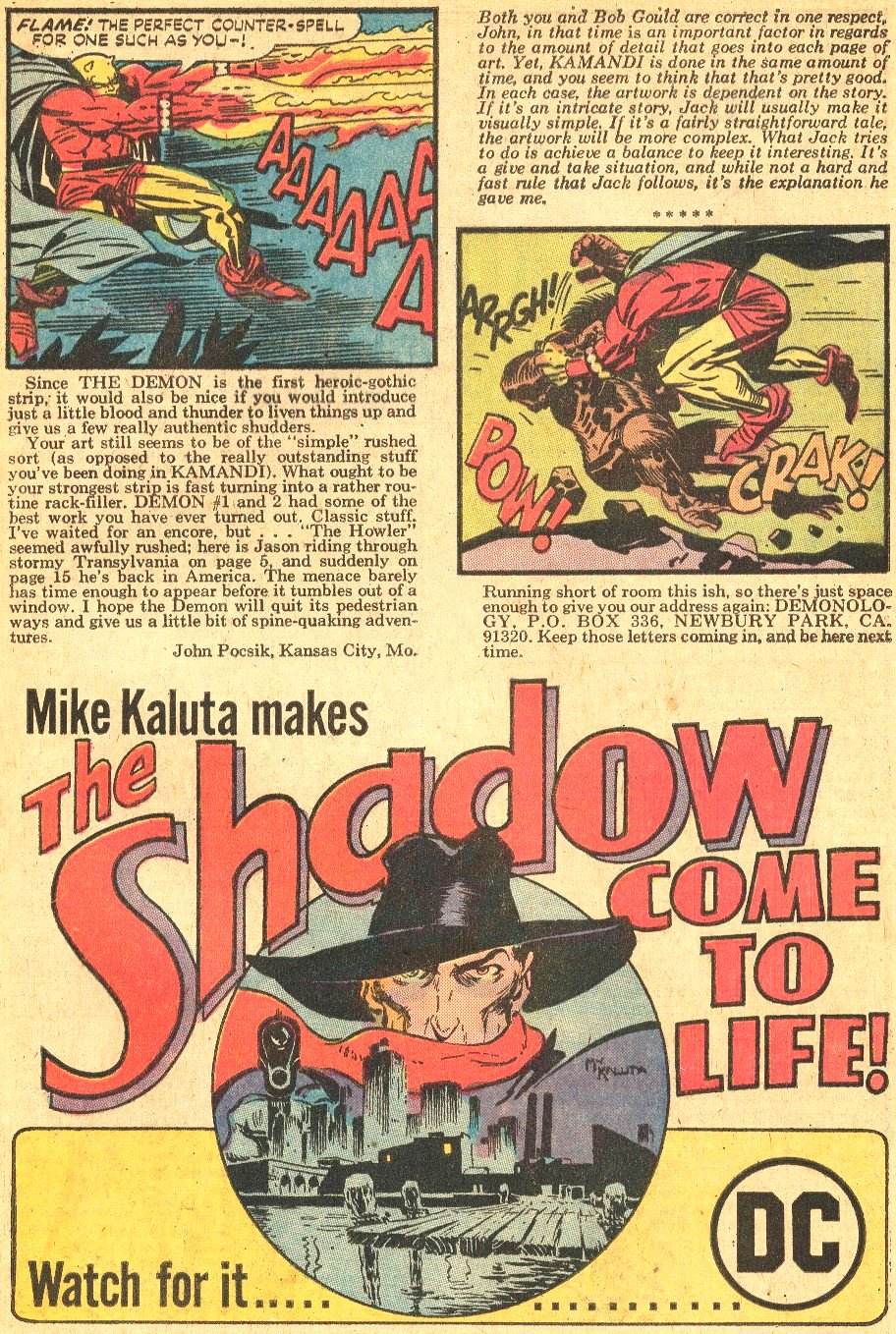 Read online The Demon (1972) comic -  Issue #10 - 22