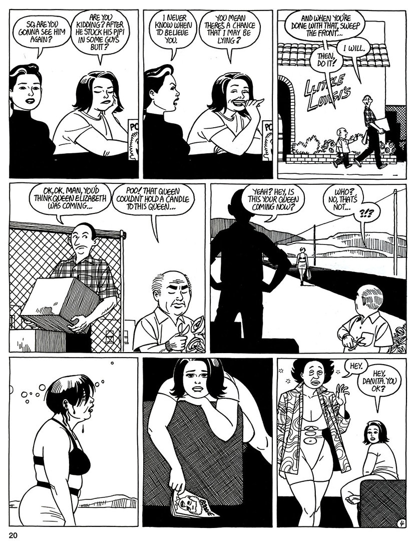 Read online Love and Rockets (1982) comic -  Issue #47 - 22