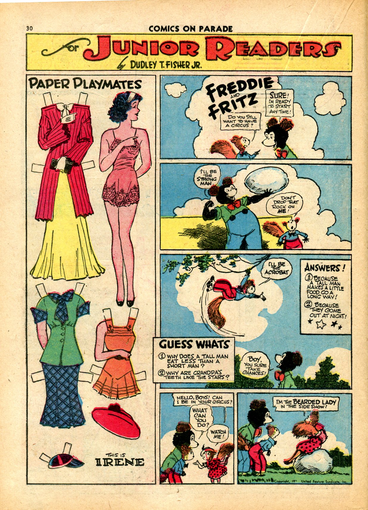 Read online Comics on Parade comic -  Issue #21 - 32