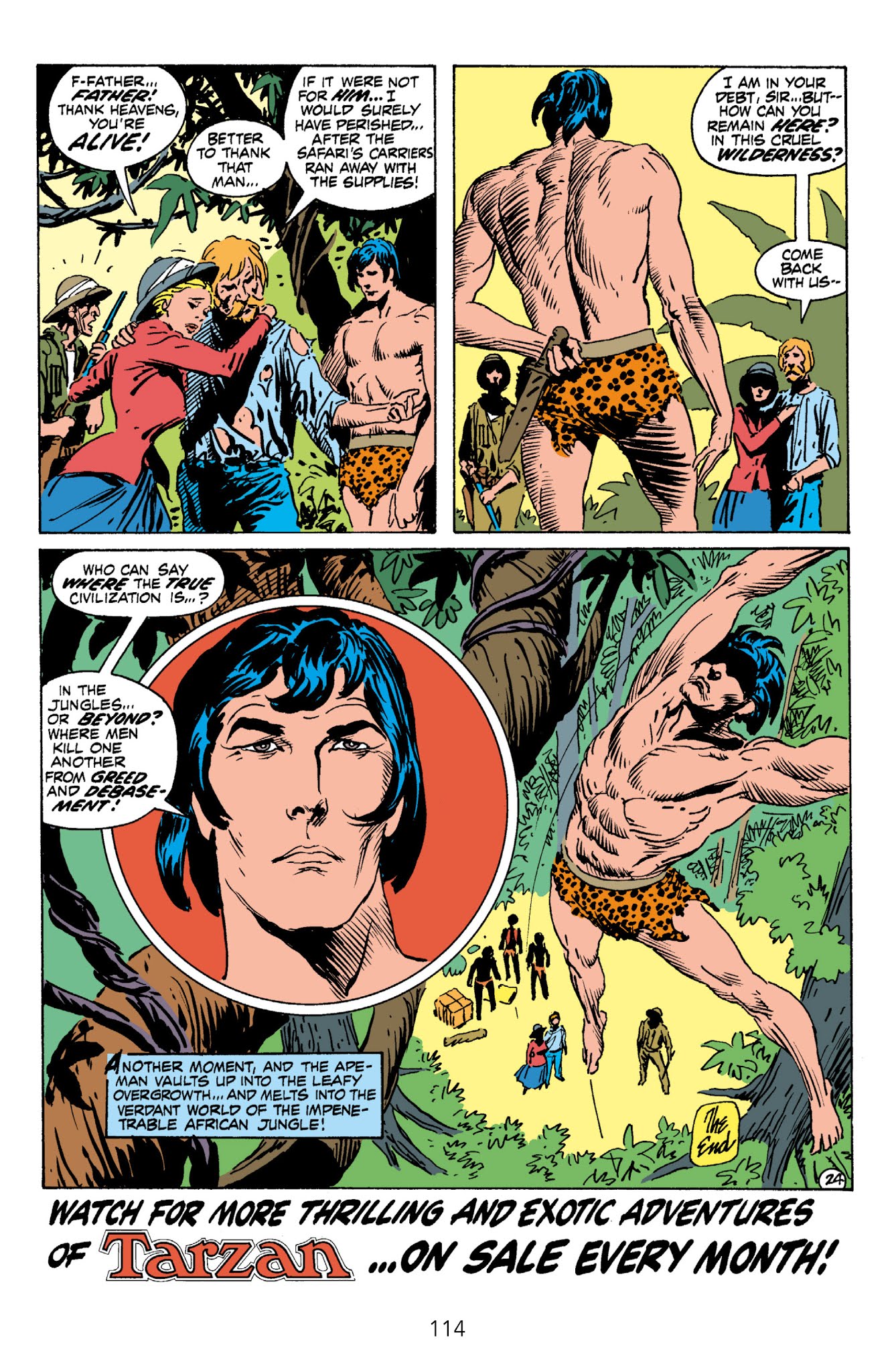 Read online Edgar Rice Burroughs' Tarzan The Joe Kubert Years comic -  Issue # TPB 1 (Part 2) - 16
