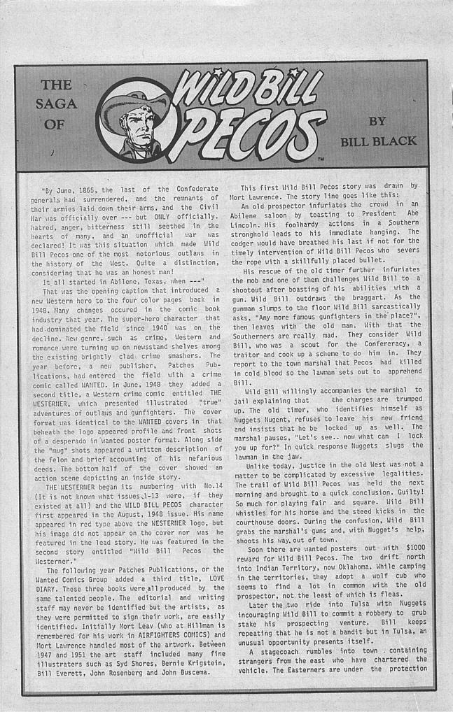 Read online Wild Bill Pecos Western comic -  Issue # Full - 26