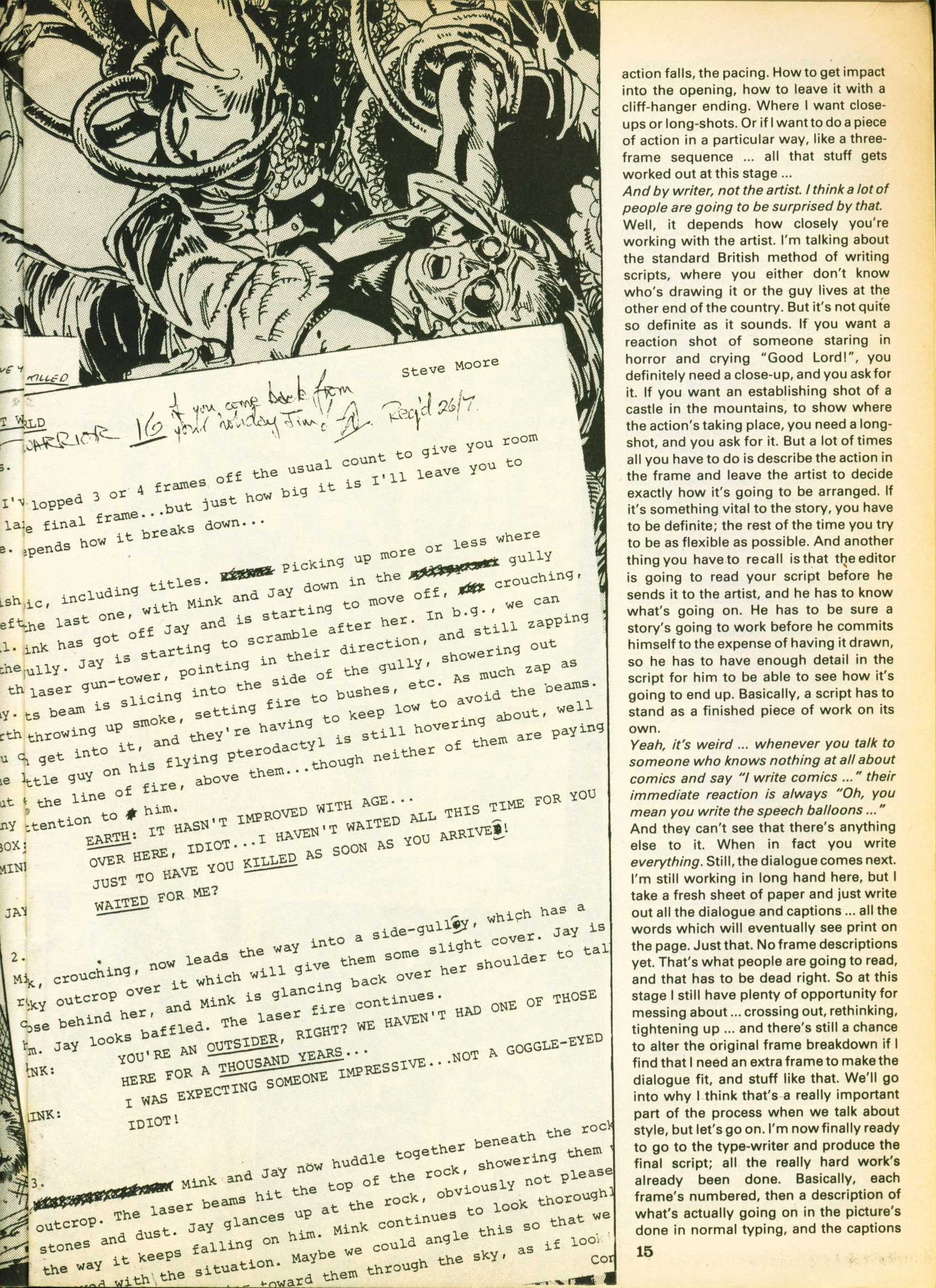Read online Warrior comic -  Issue #15 - 15