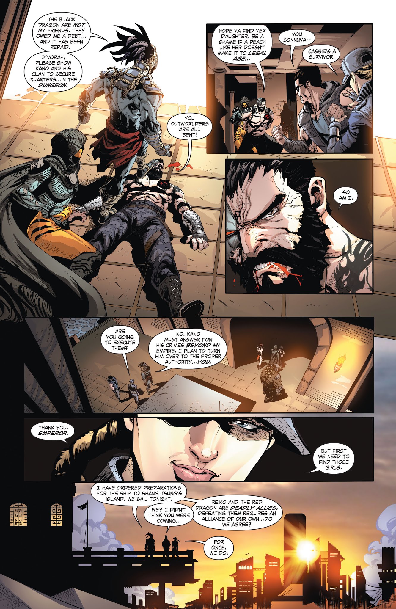 Read online Mortal Kombat X [I] comic -  Issue # _TPB 2 - 95