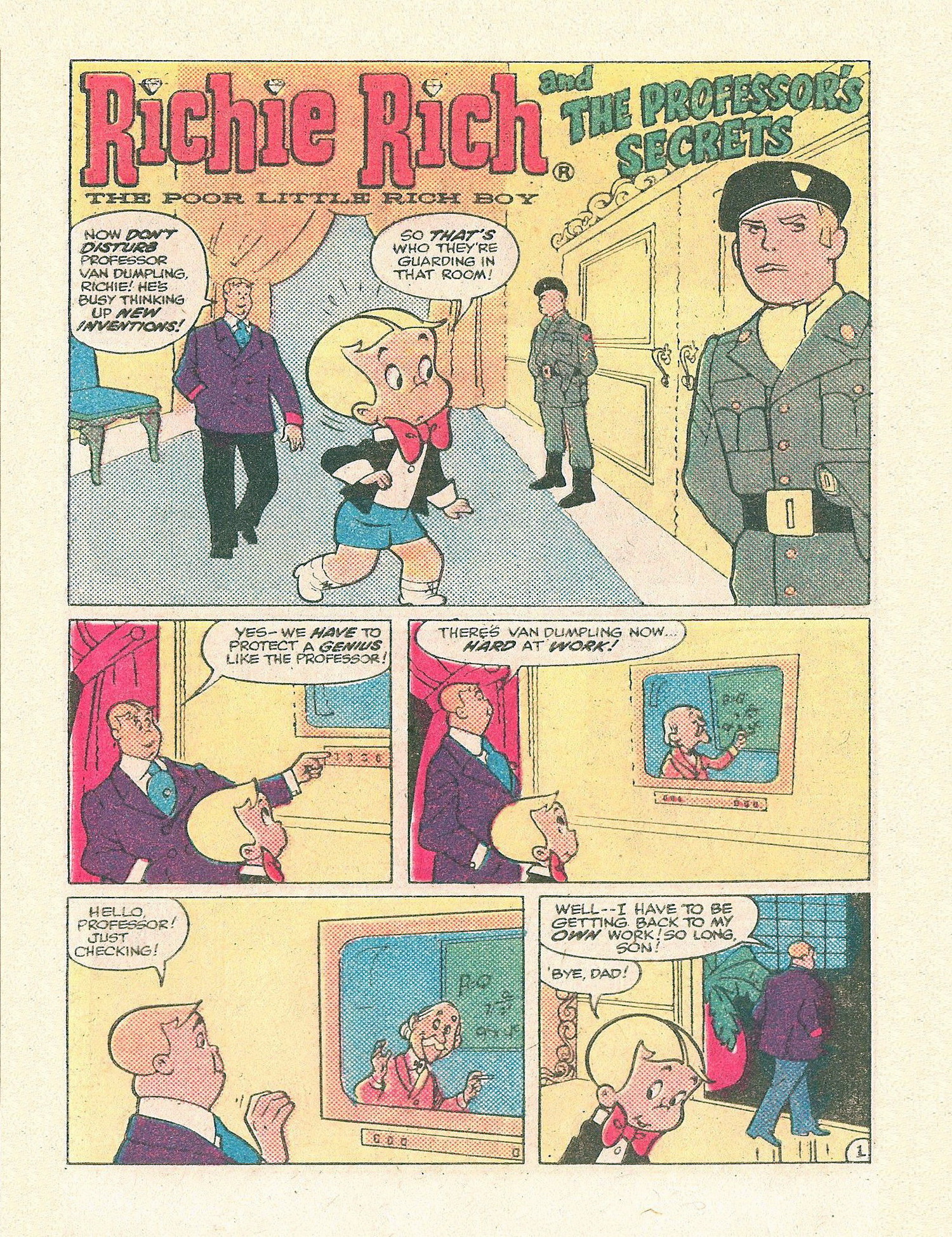 Read online Richie Rich Digest Stories comic -  Issue #13 - 84