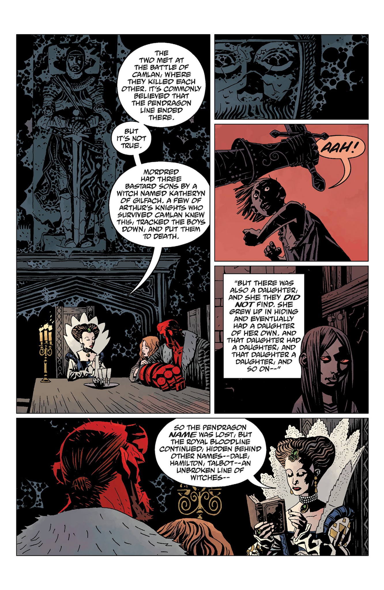 Read online Hellboy: The Wild Hunt comic -  Issue # TPB - 119