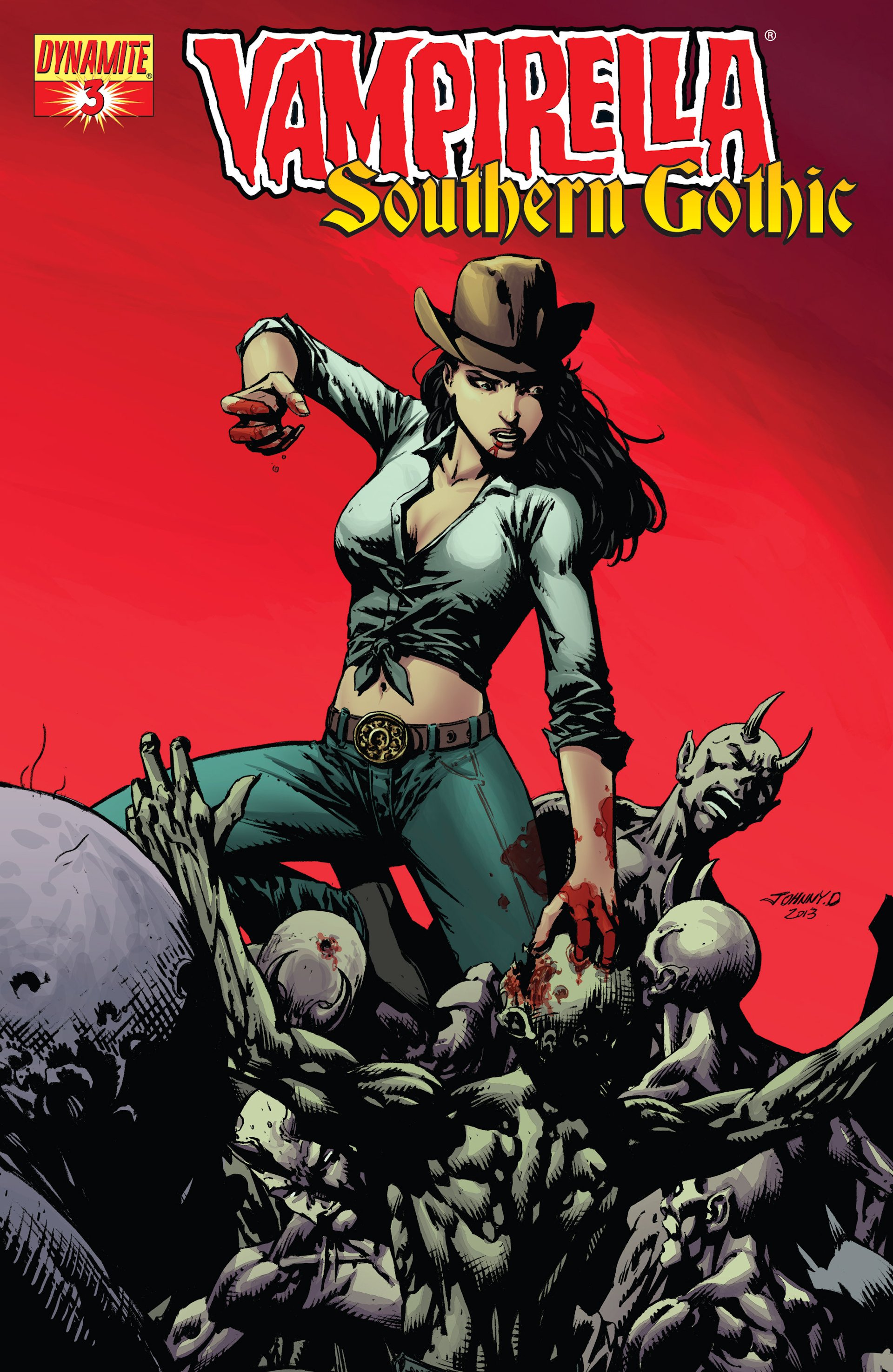 Read online Vampirella: Southern Gothic comic -  Issue #3 - 1