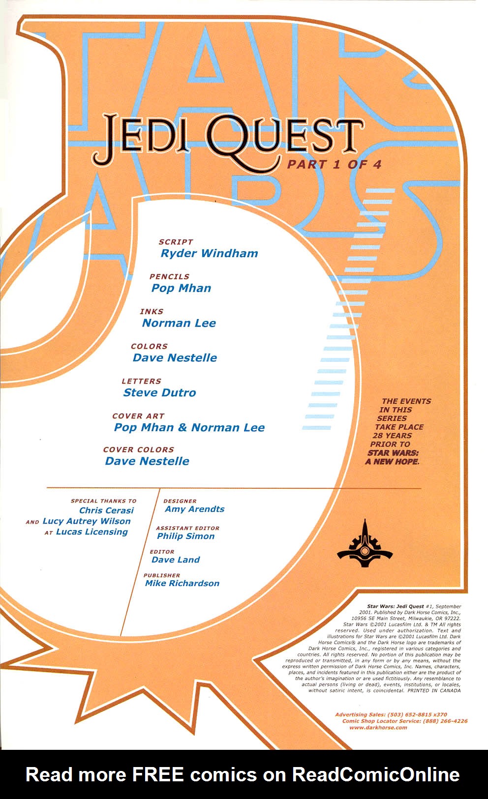 Read online Star Wars: Jedi Quest comic -  Issue #1 - 2