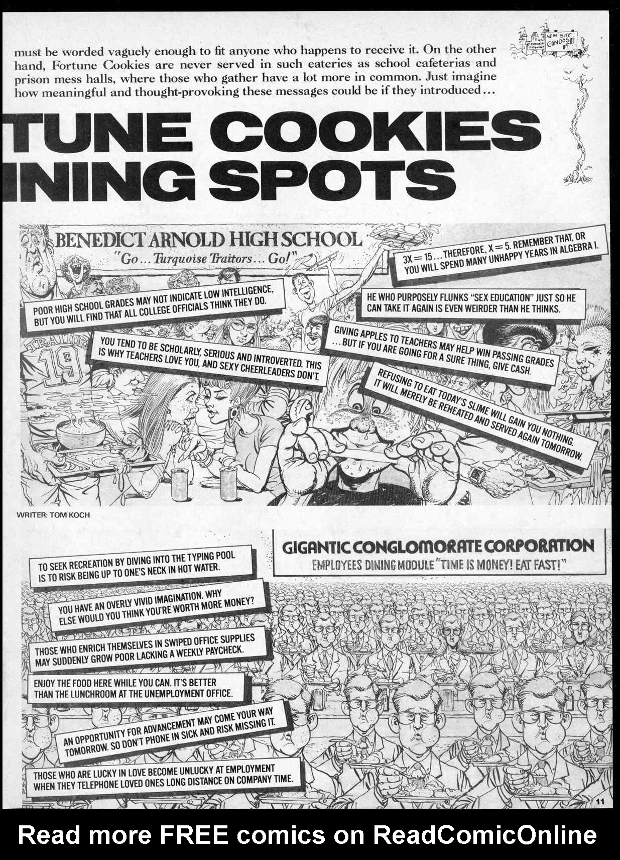 Read online MAD comic -  Issue #257 - 13