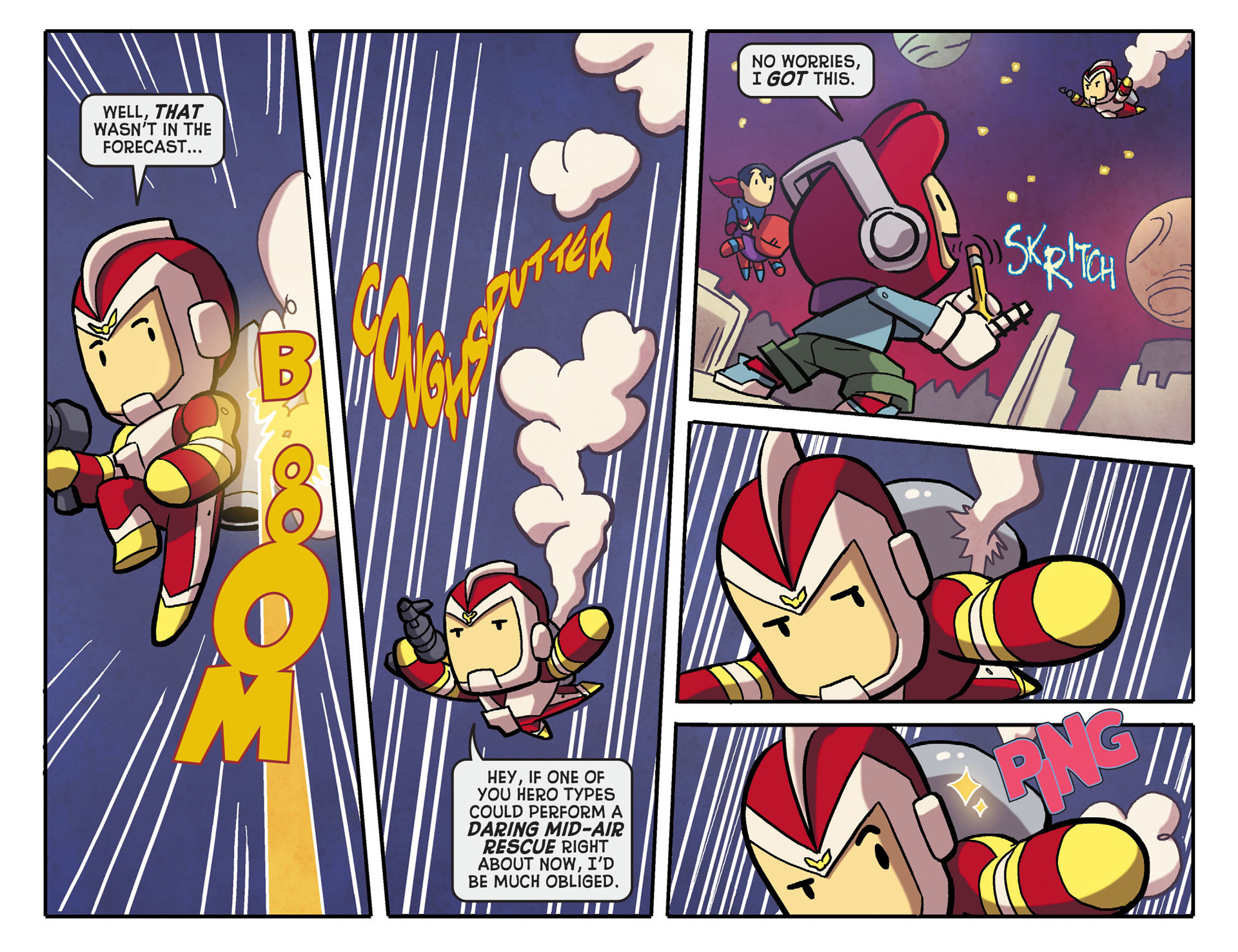 Read online Scribblenauts Unmasked: A Crisis of Imagination comic -  Issue #6 - 4