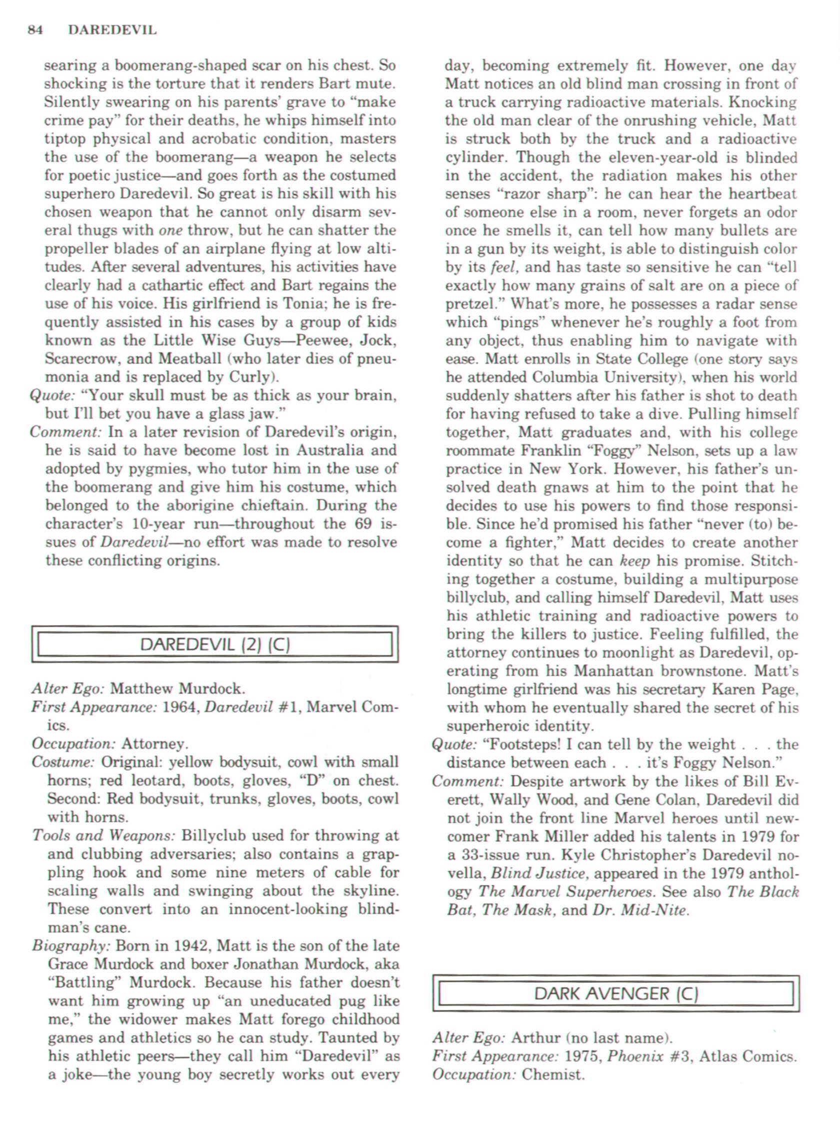 Read online The Encyclopedia of Superheroes comic -  Issue # TPB (Part 2) - 3