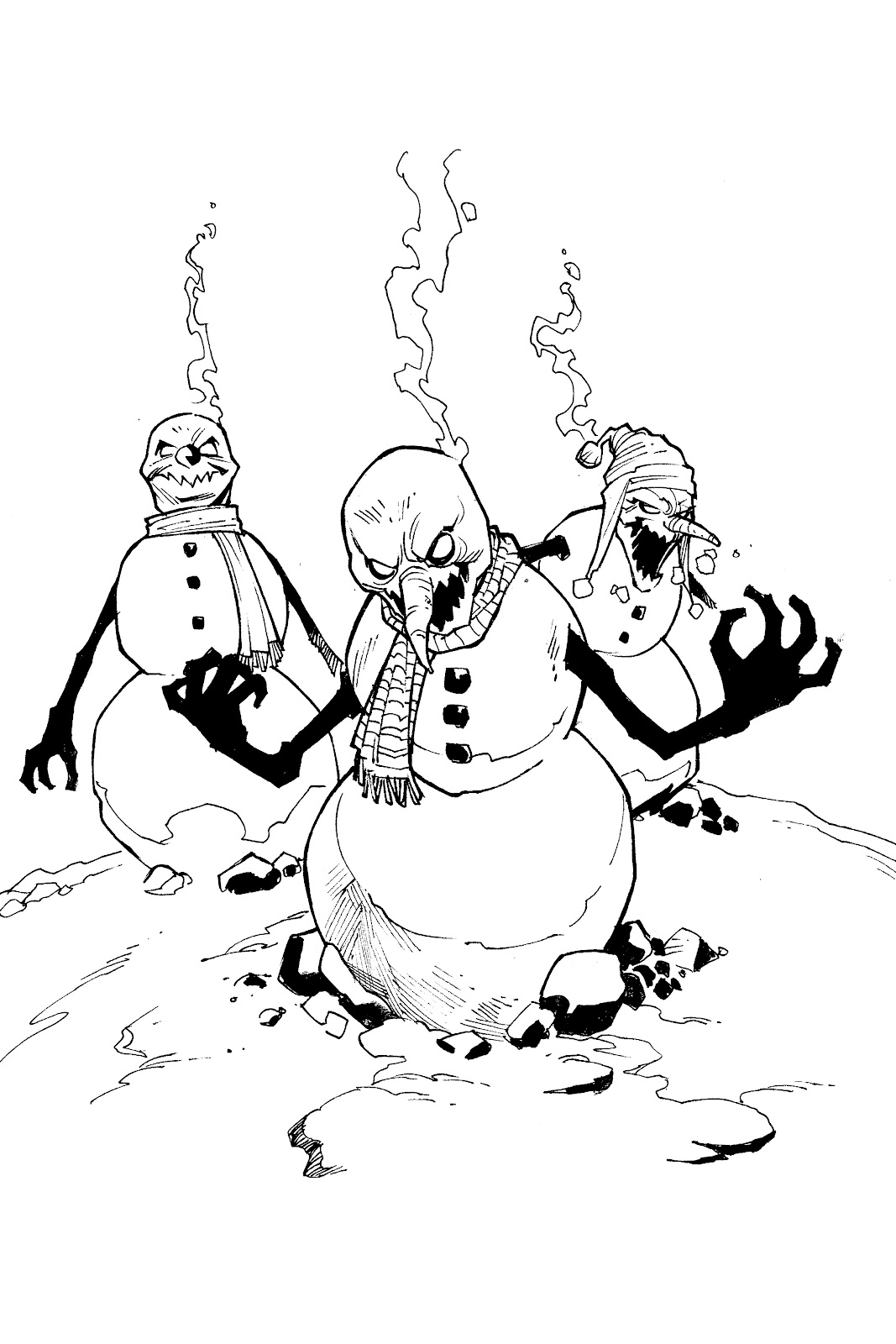 House of Fear: Attack of the Killer Snowmen and Other Spooky Stories issue TPB - Page 3
