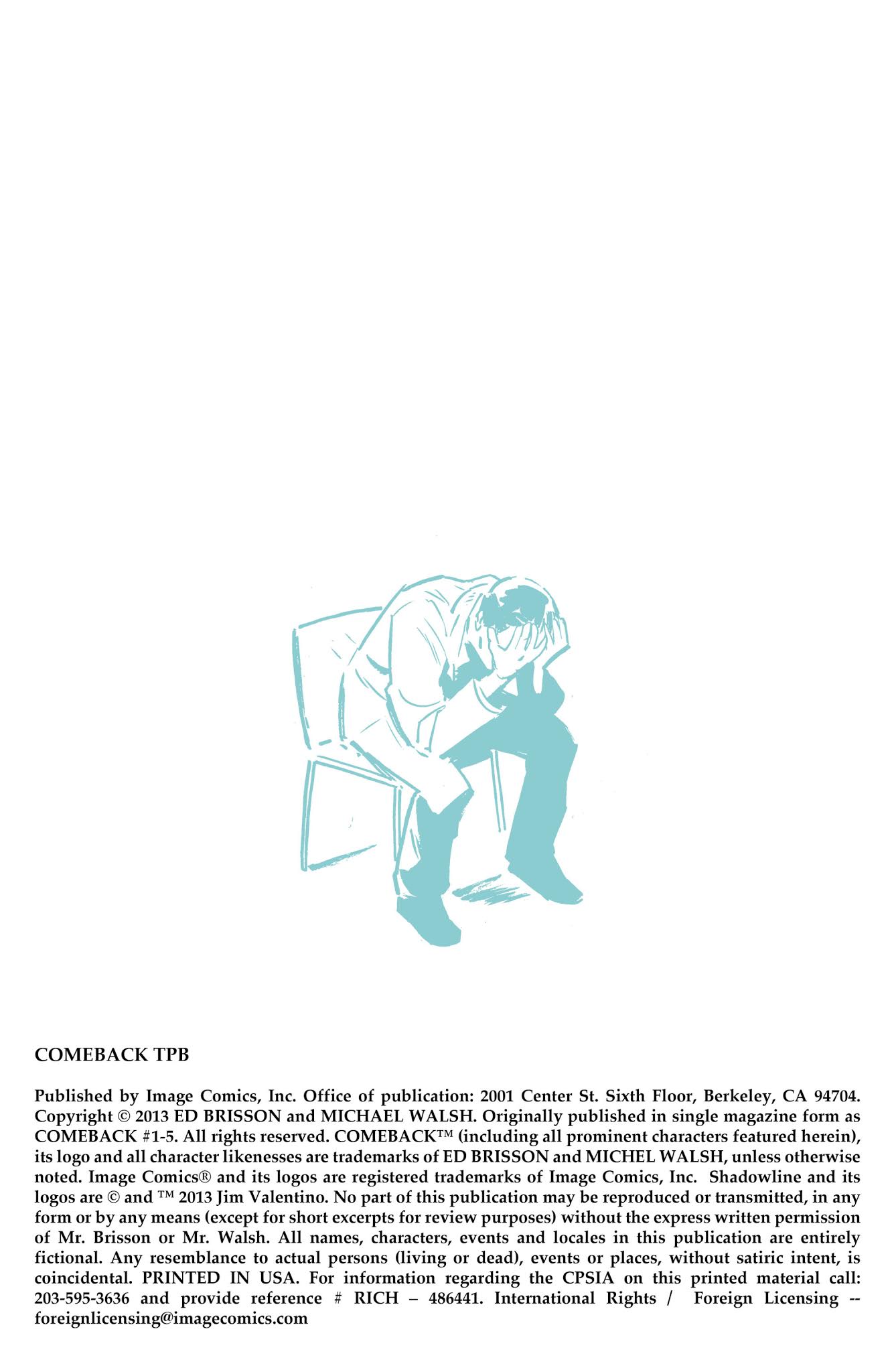 Read online Comeback comic -  Issue # _TPB - 3