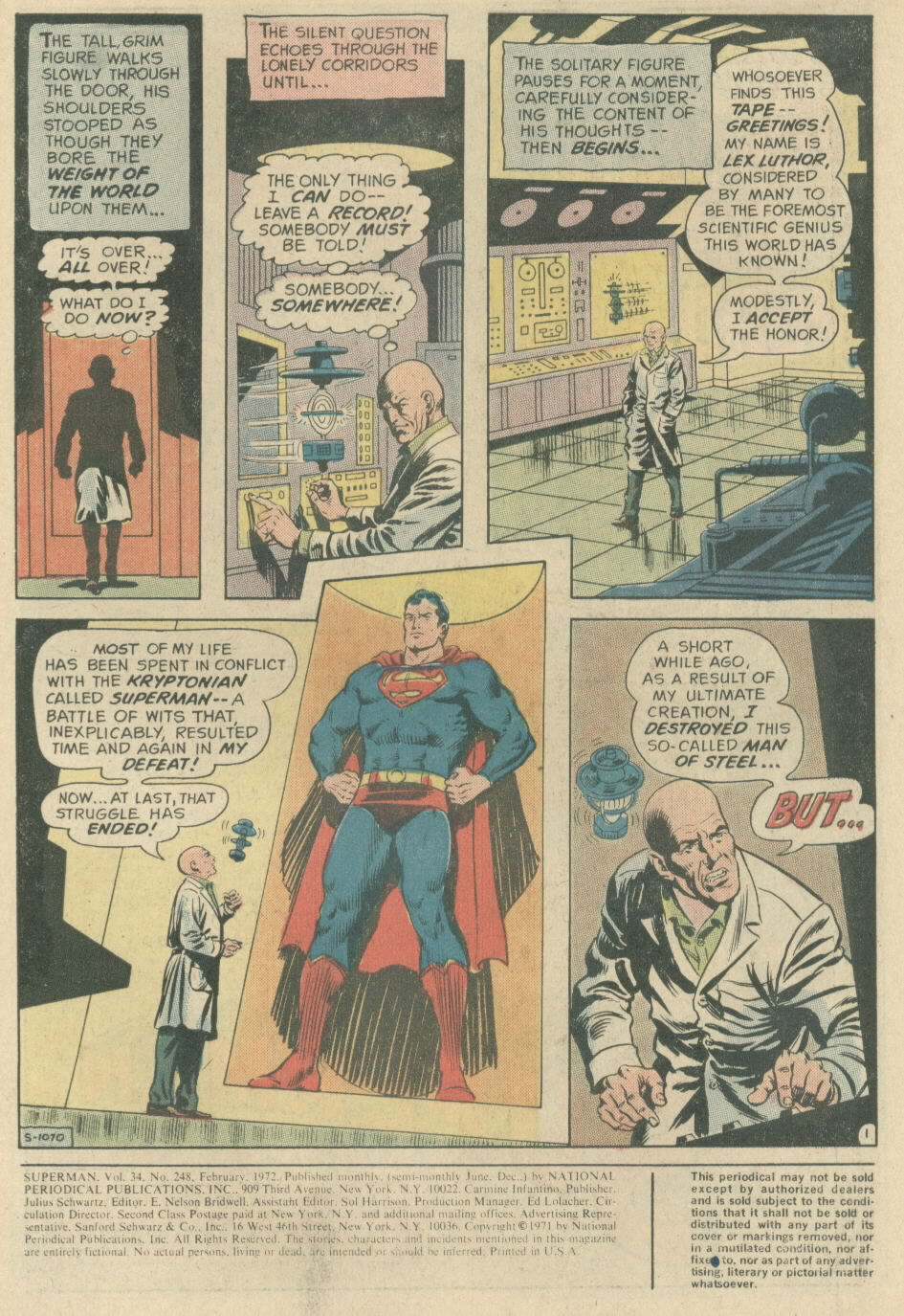 Read online Superman (1939) comic -  Issue #248 - 3