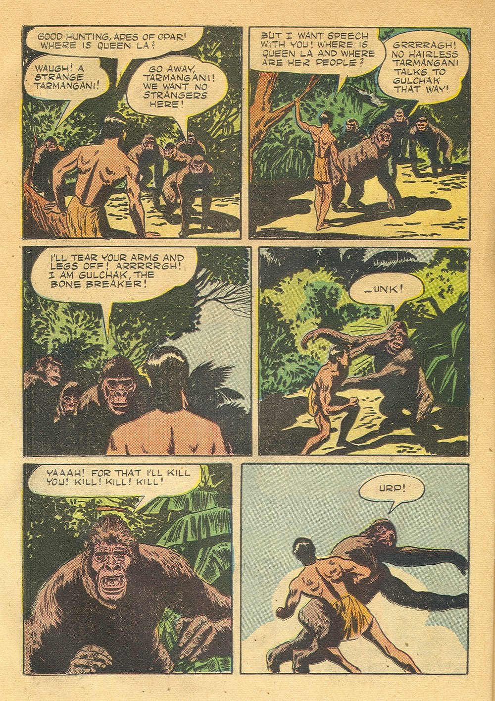Read online Tarzan (1948) comic -  Issue #5 - 22