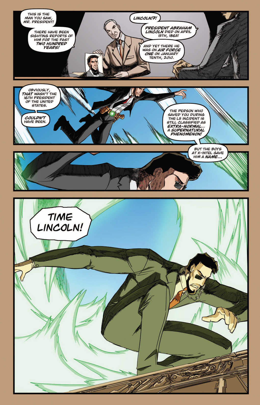 Read online Time Lincoln: Apocalypse Mao comic -  Issue # Full - 10